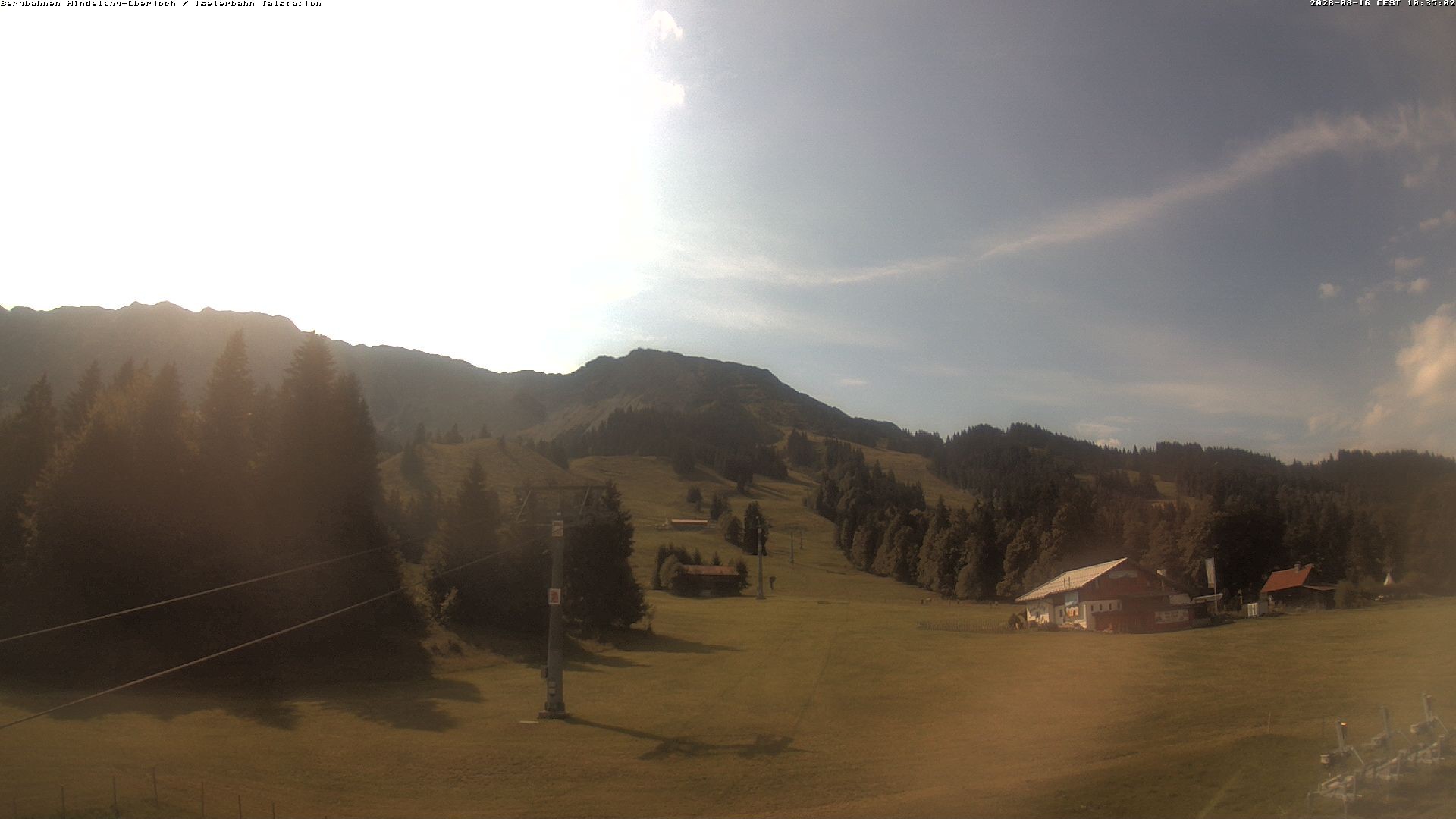 Archiv Foto Webcam Oberjoch - Blick zum Iseler