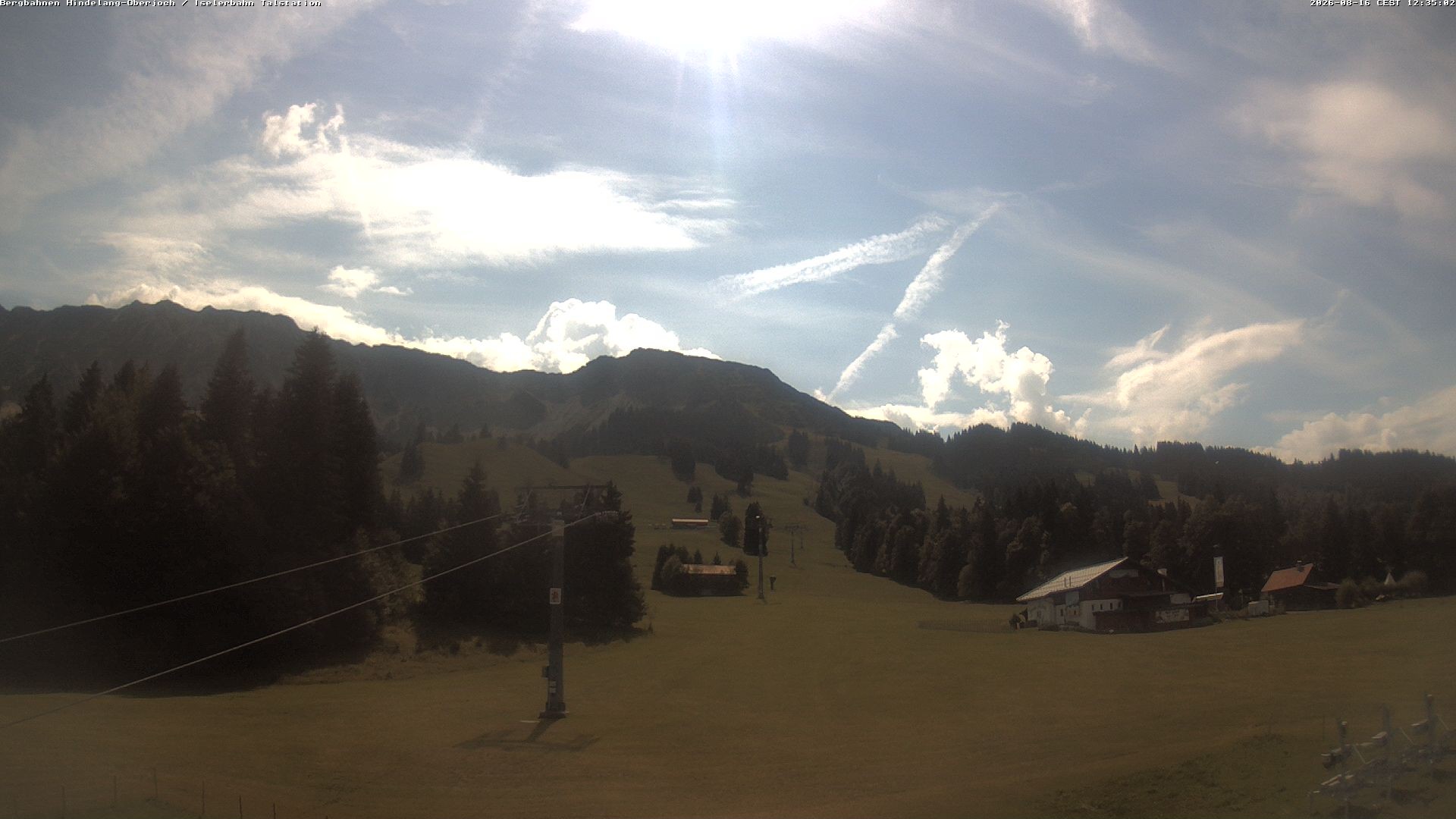 Archiv Foto Webcam Oberjoch - Blick zum Iseler