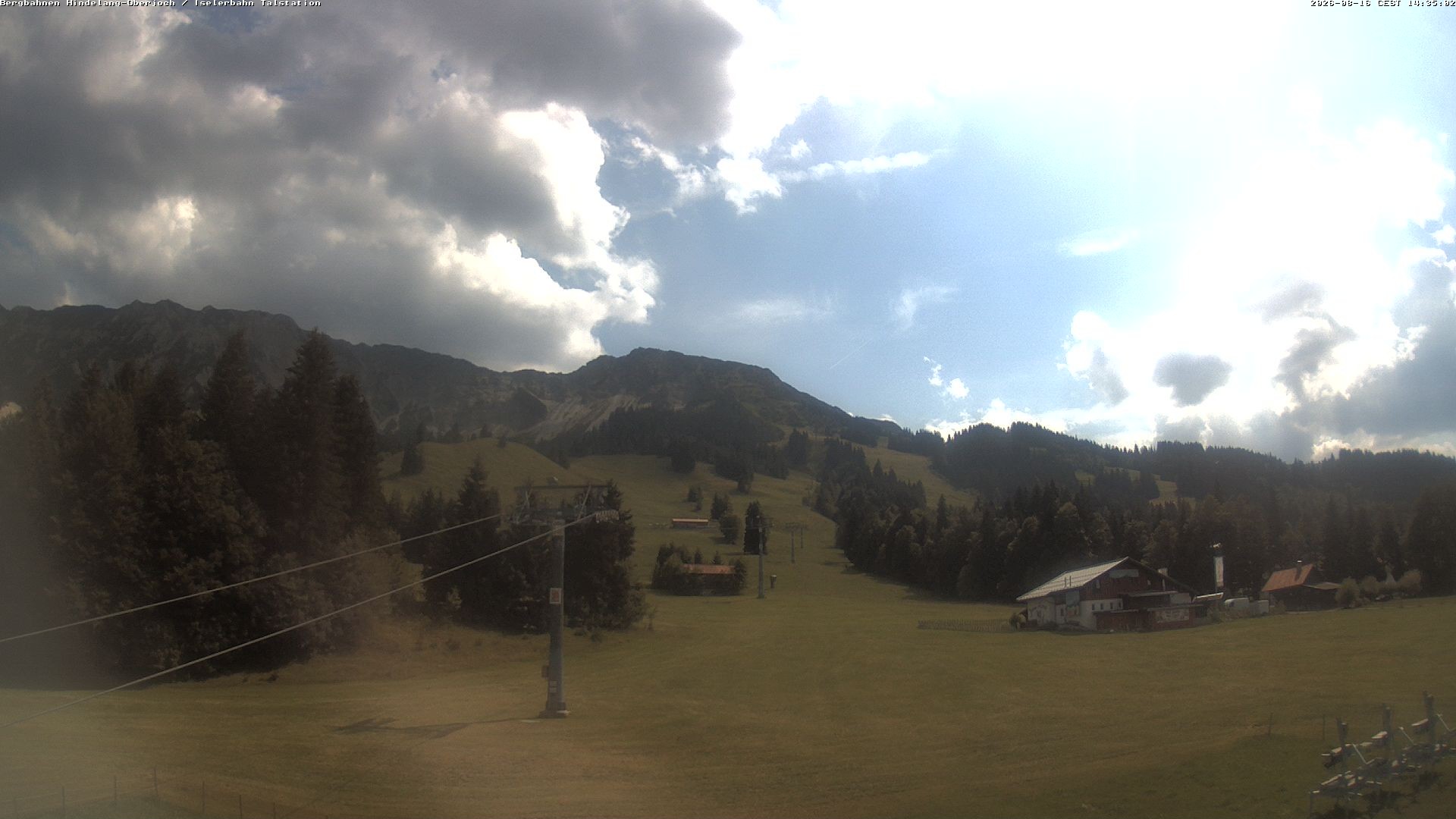 Archiv Foto Webcam Oberjoch - Blick zum Iseler