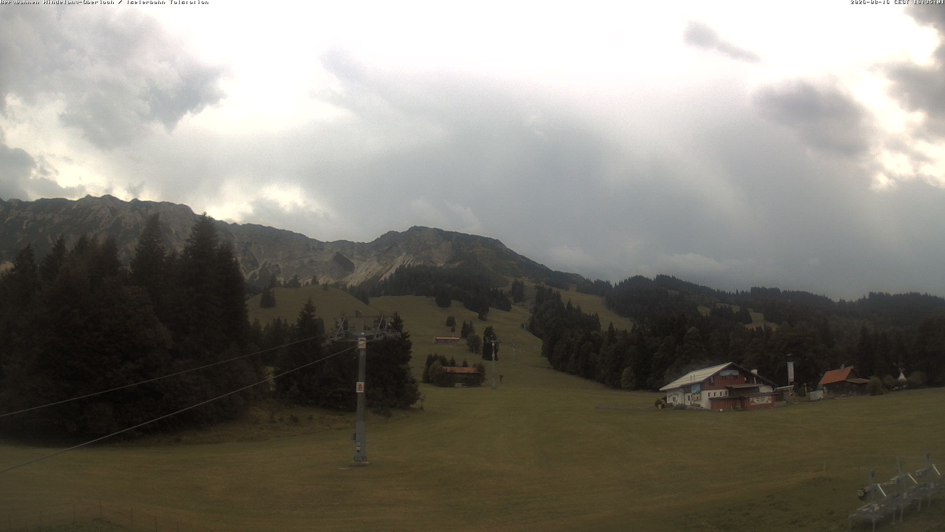 Archiv Foto Webcam Oberjoch - Blick zum Iseler