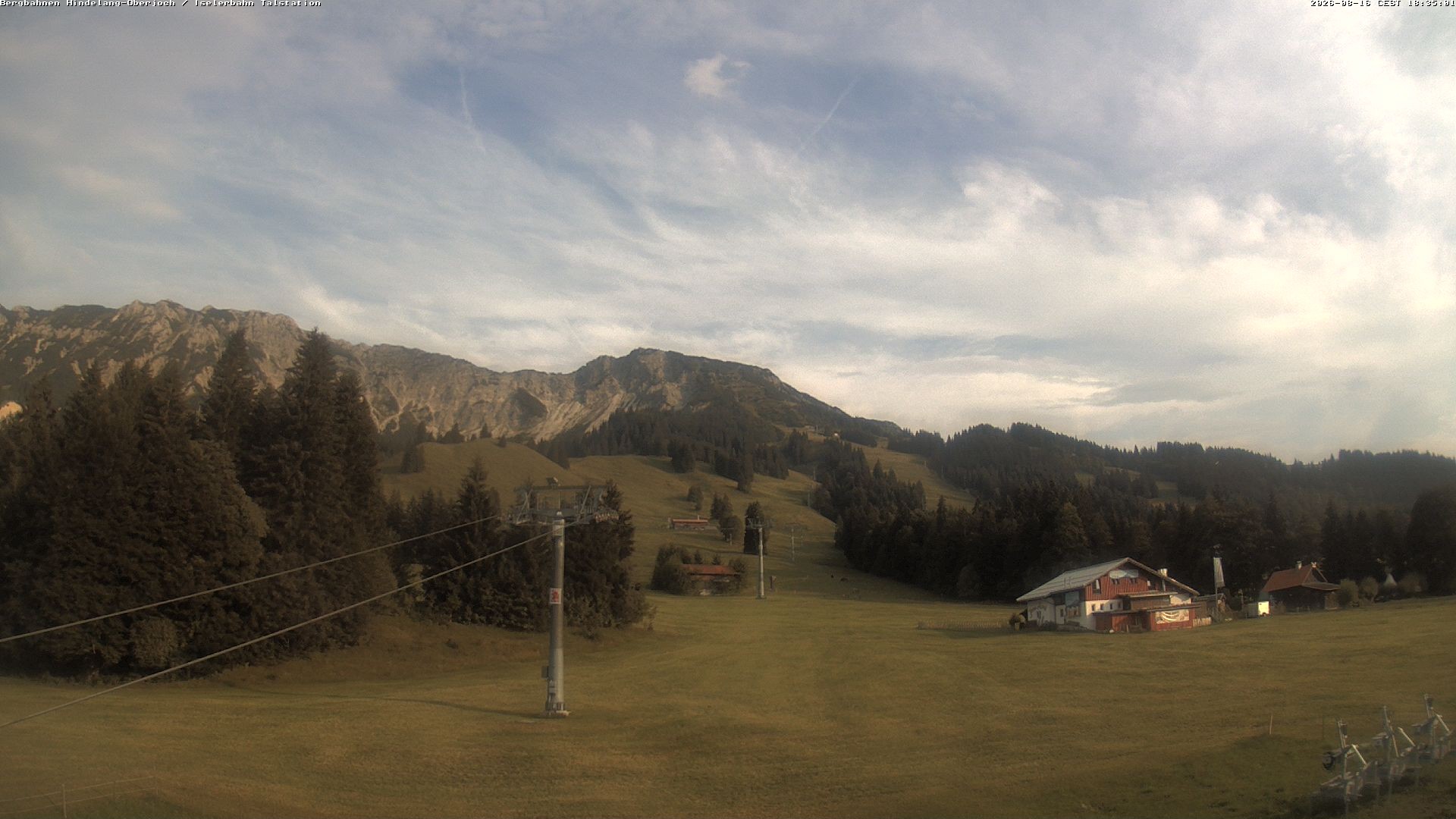 Archiv Foto Webcam Oberjoch - Blick zum Iseler