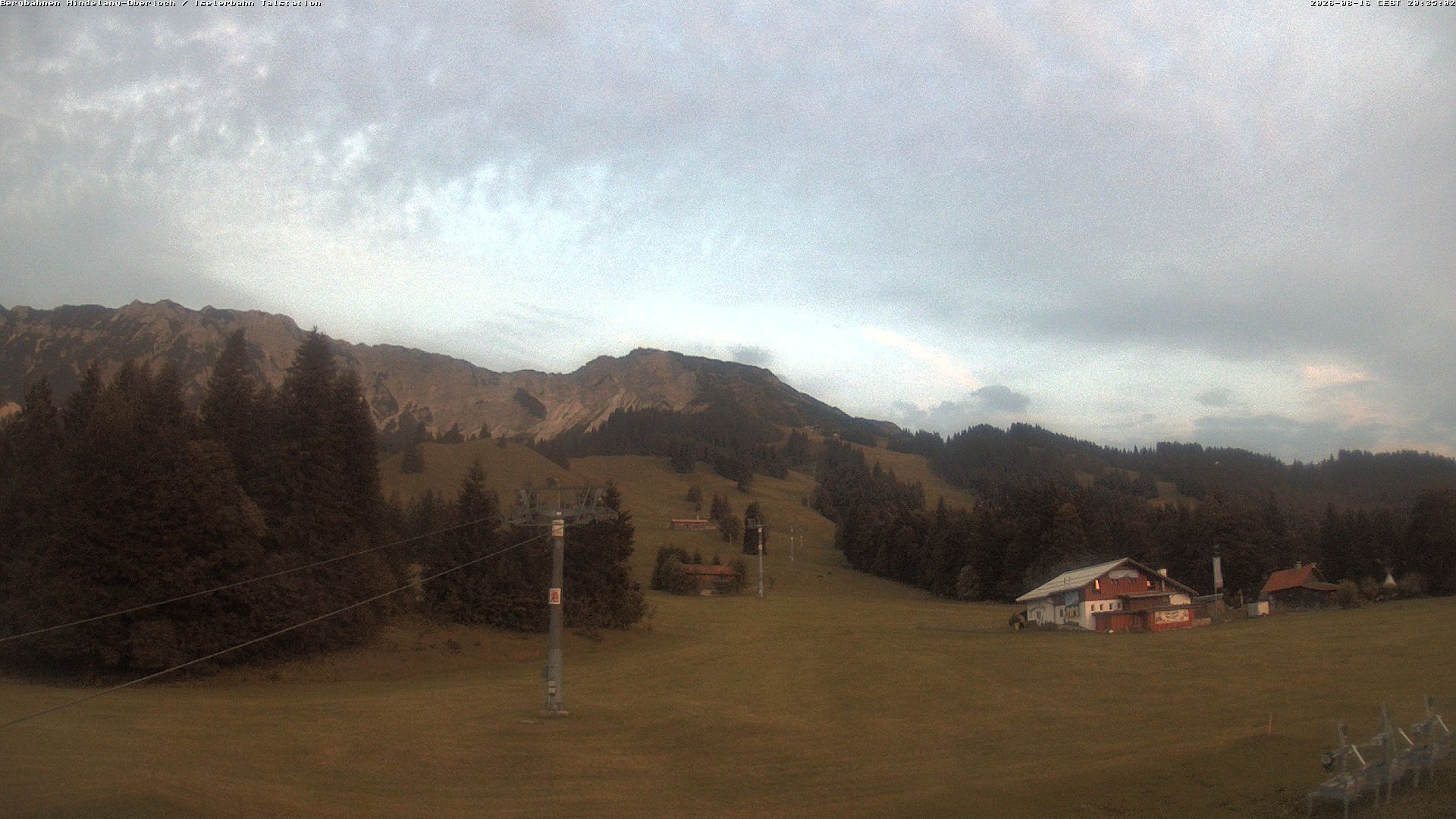 Archiv Foto Webcam Oberjoch - Blick zum Iseler