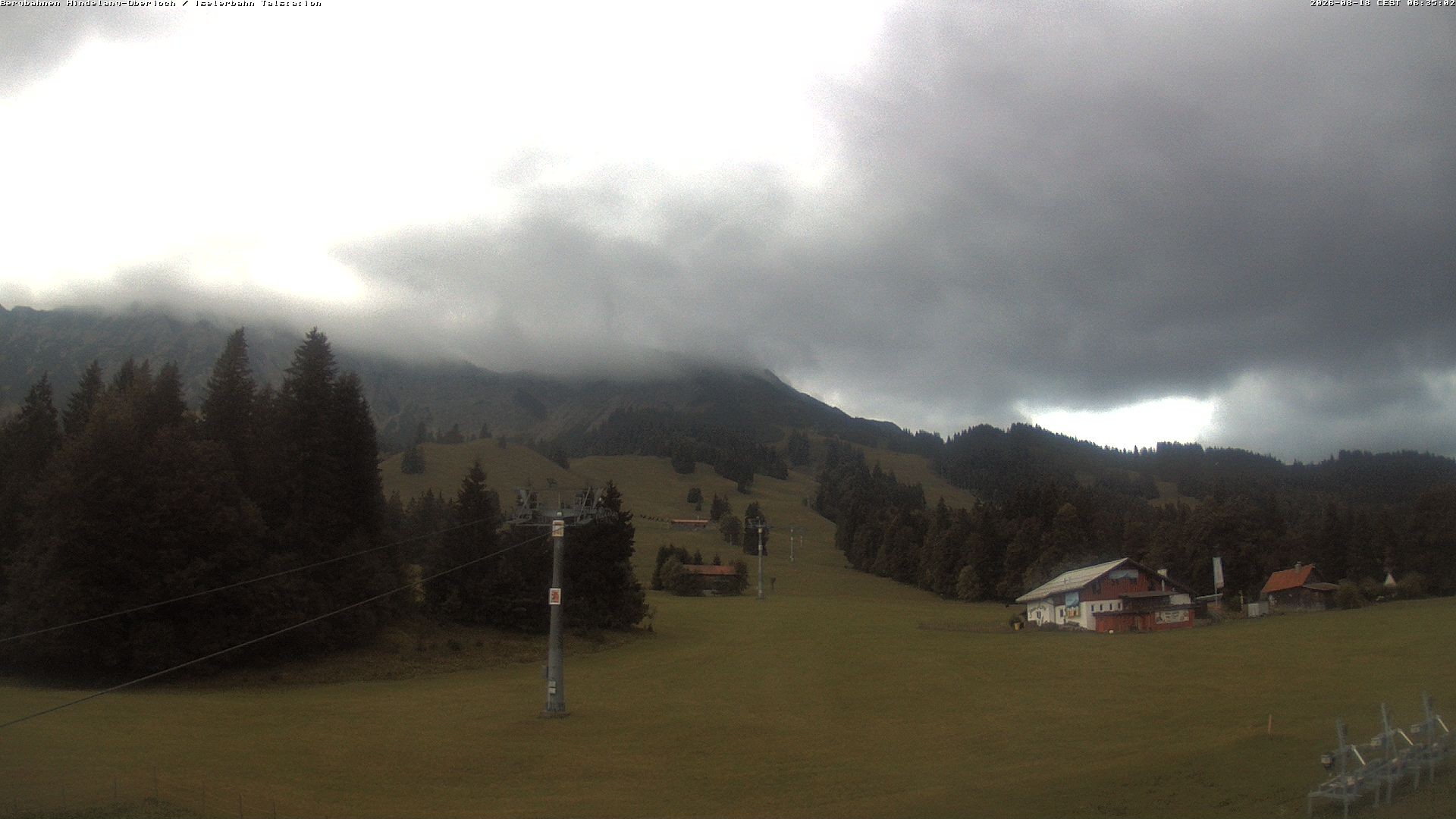 Archiv Foto Webcam Oberjoch - Blick zum Iseler