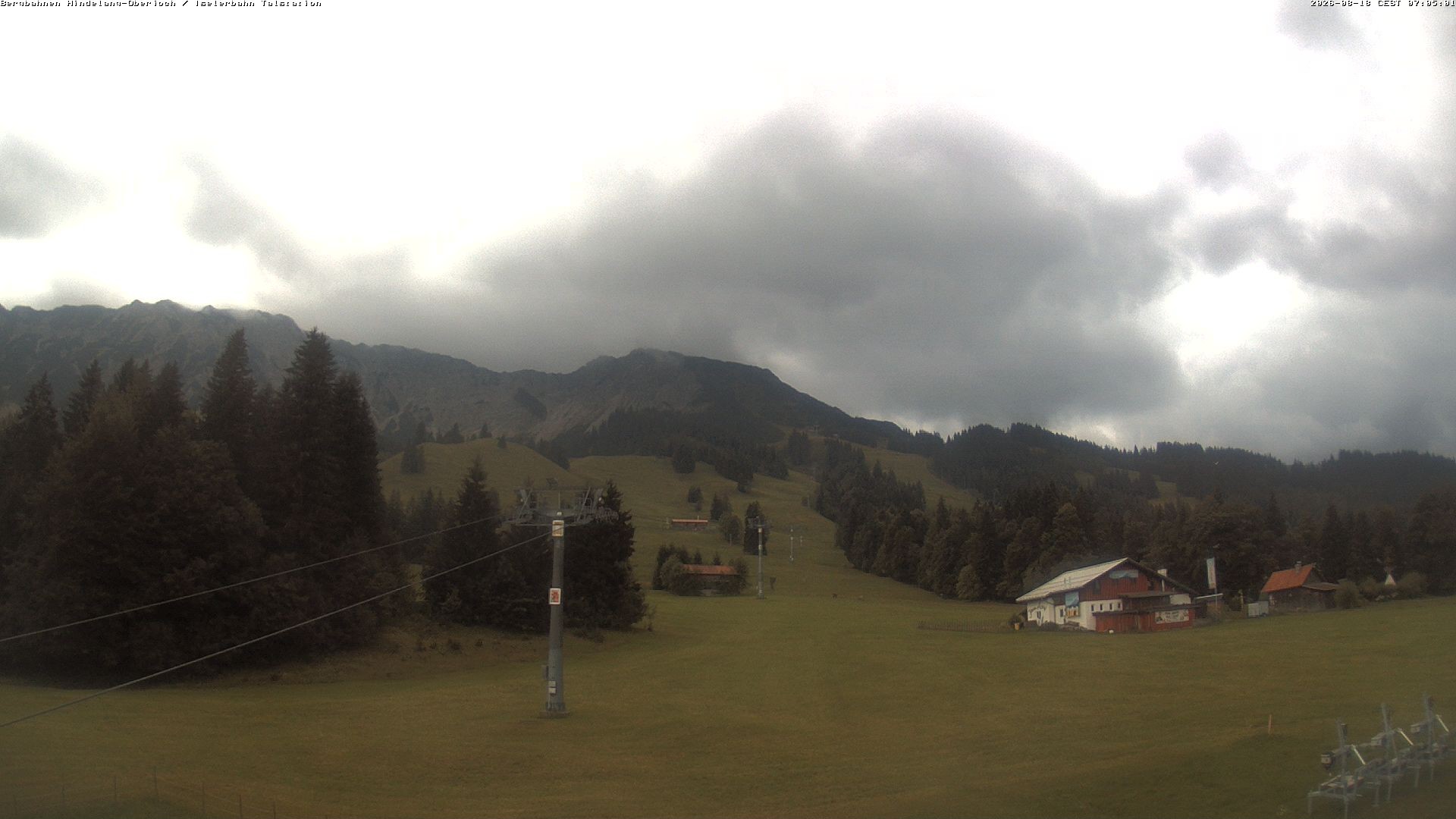 Archiv Foto Webcam Oberjoch - Blick zum Iseler