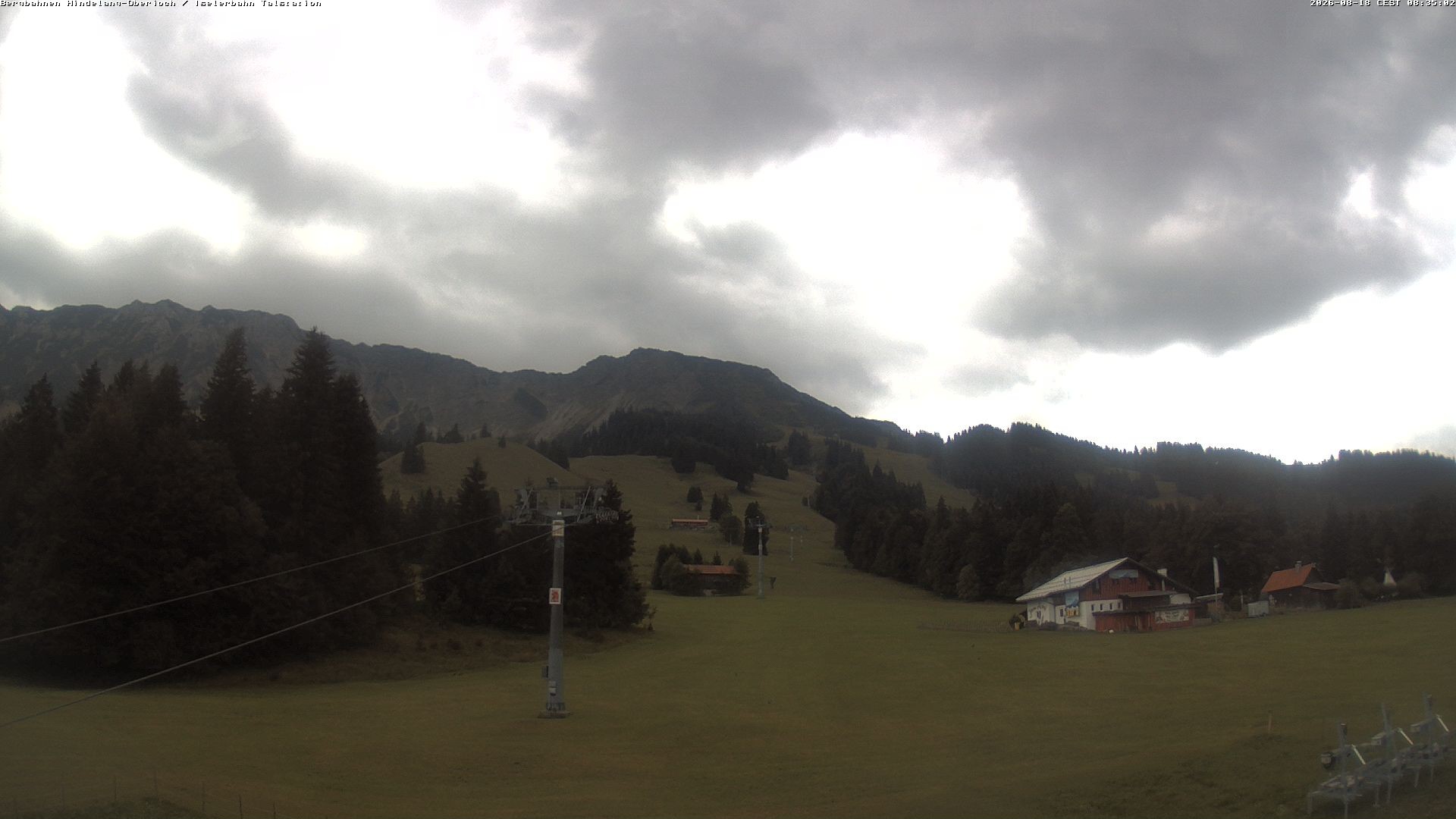 Archiv Foto Webcam Oberjoch - Blick zum Iseler