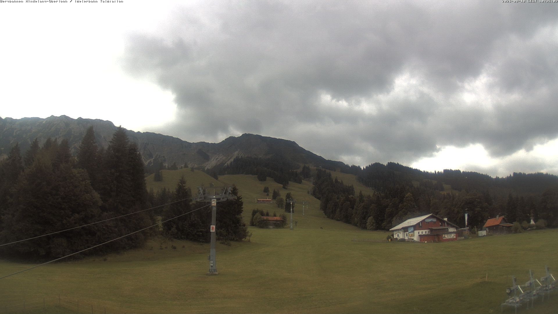 Archiv Foto Webcam Oberjoch - Blick zum Iseler