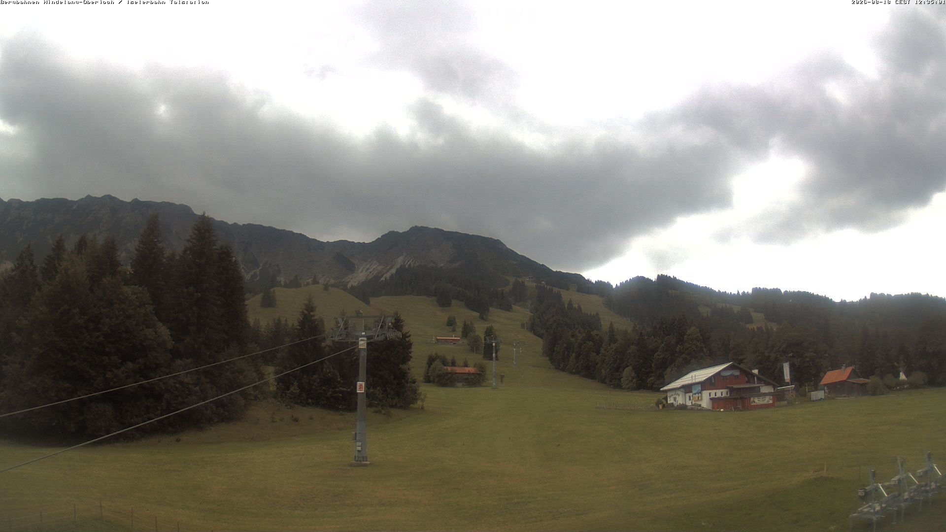 Archiv Foto Webcam Oberjoch - Blick zum Iseler
