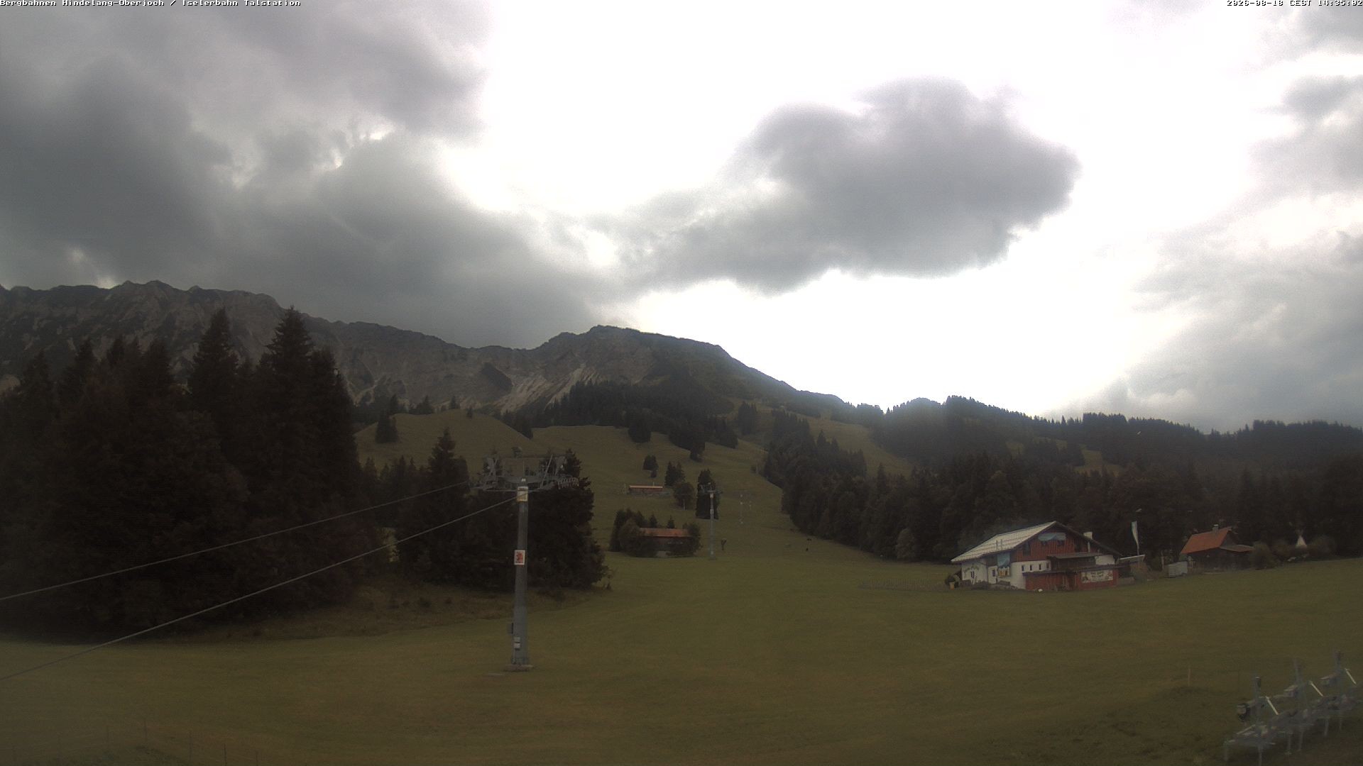 Archiv Foto Webcam Oberjoch - Blick zum Iseler