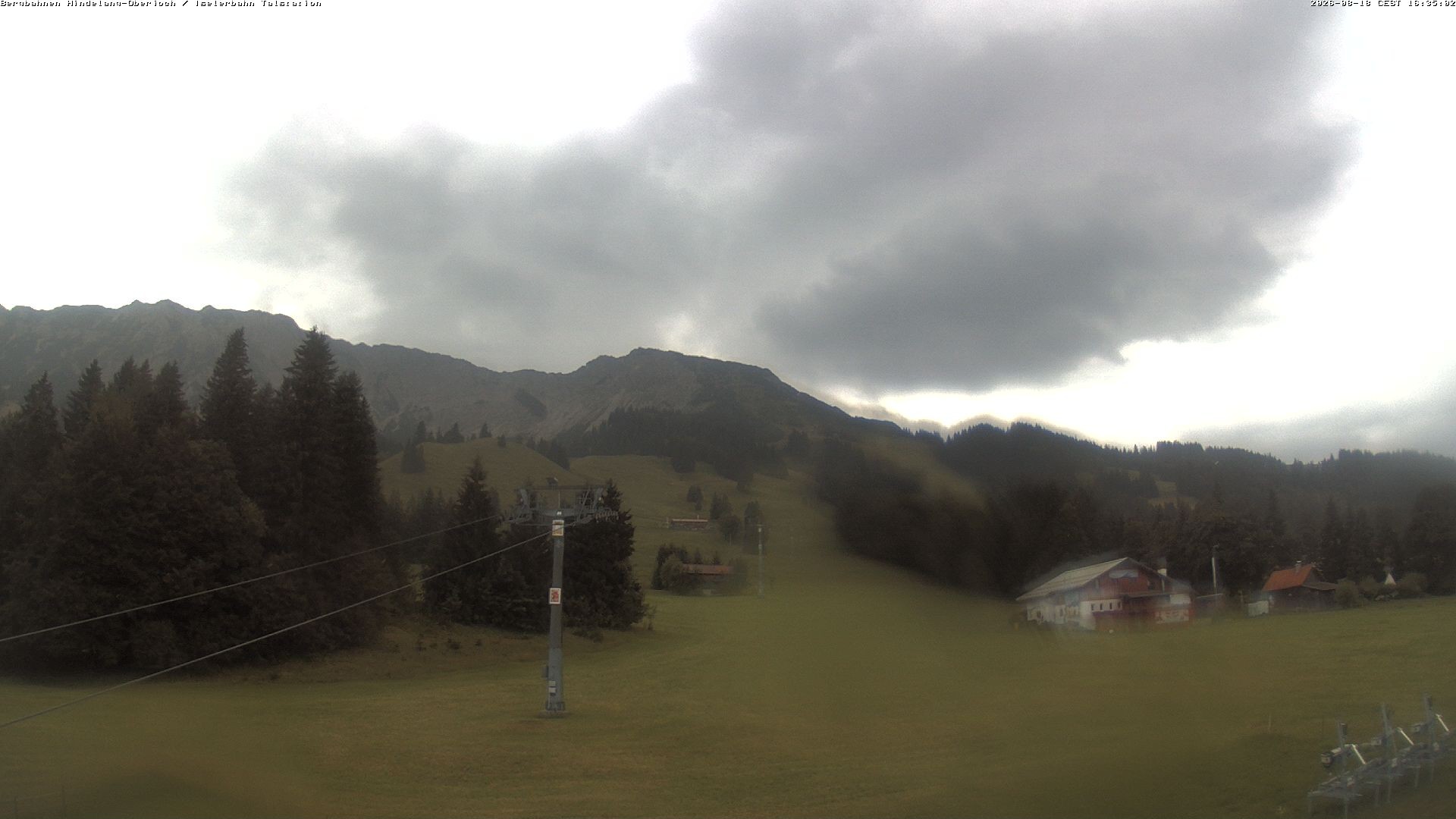 Archiv Foto Webcam Oberjoch - Blick zum Iseler