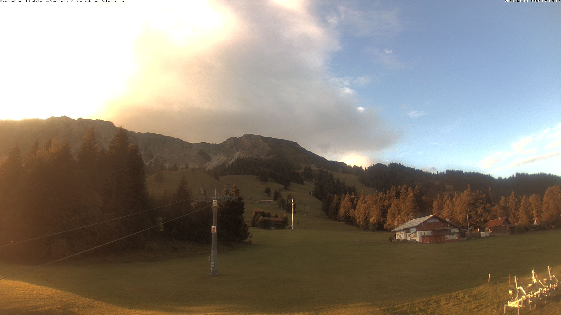 Archiv Foto Webcam Oberjoch - Blick zum Iseler
