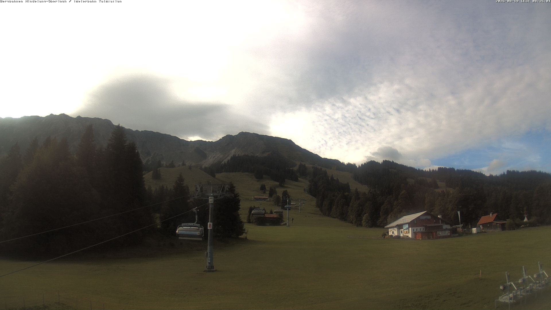 Archiv Foto Webcam Oberjoch - Blick zum Iseler