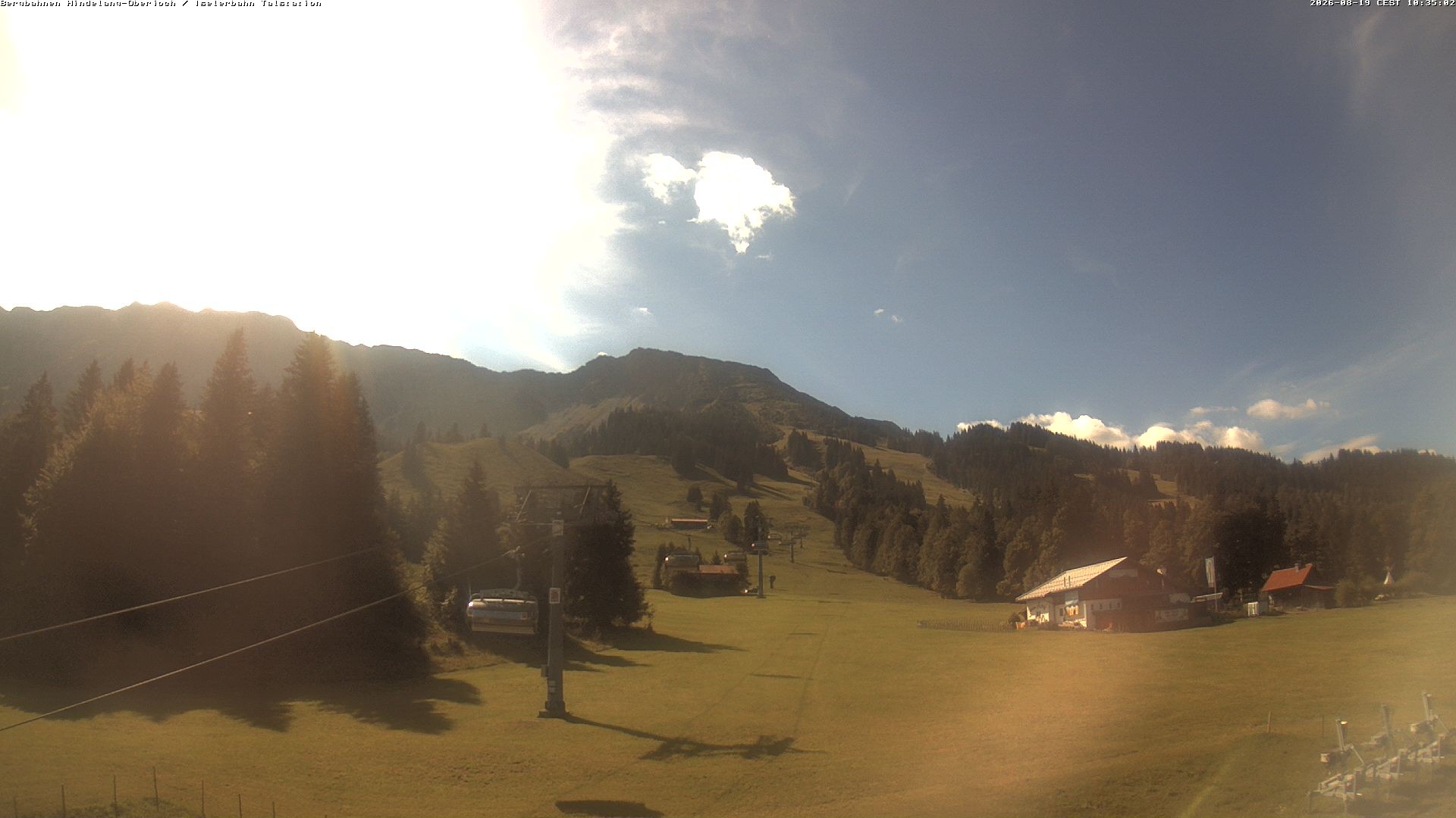 Archiv Foto Webcam Oberjoch - Blick zum Iseler