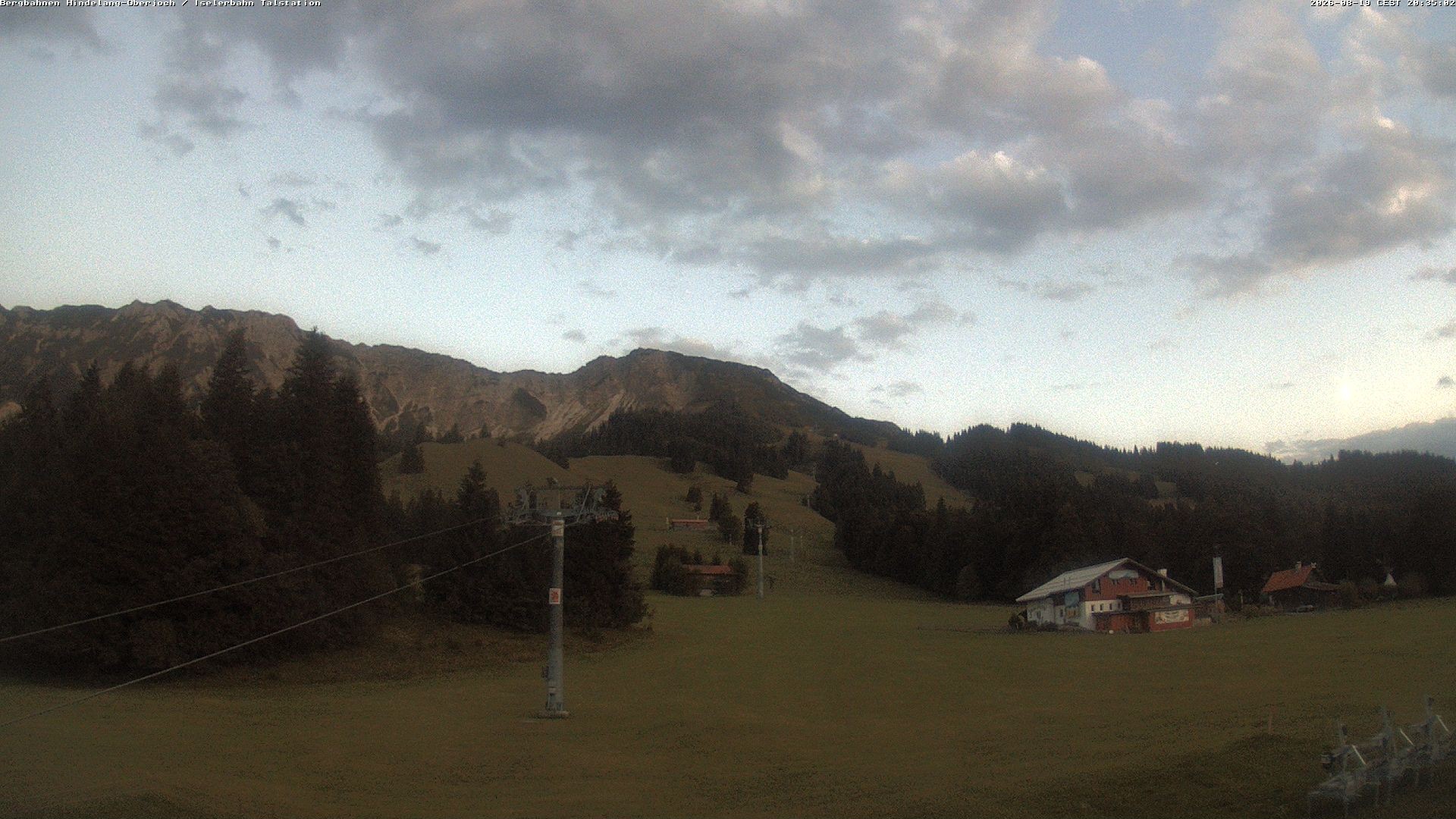 Archiv Foto Webcam Oberjoch - Blick zum Iseler
