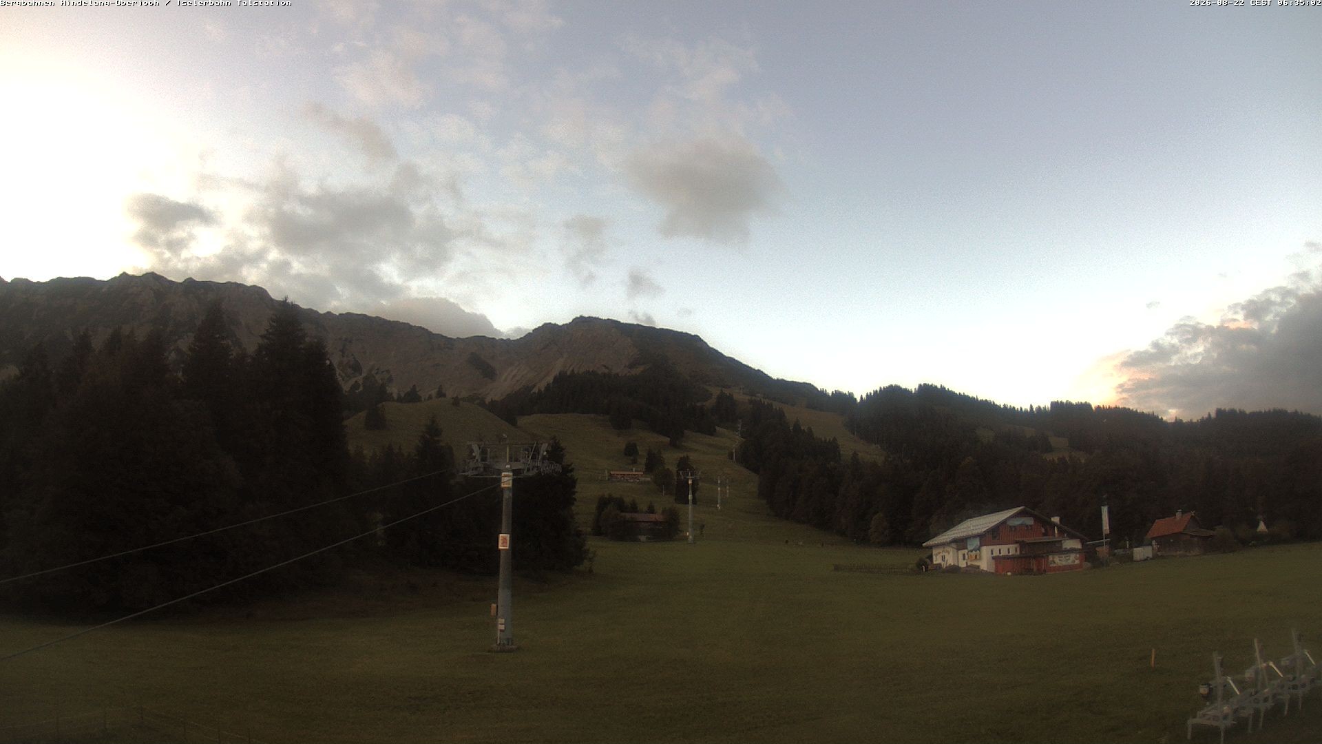 Archiv Foto Webcam Oberjoch - Blick zum Iseler
