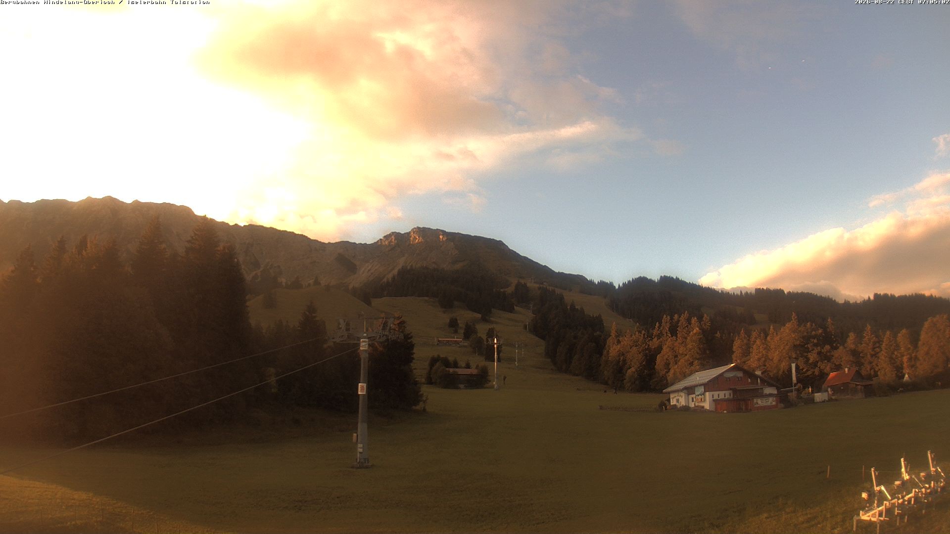 Archiv Foto Webcam Oberjoch - Blick zum Iseler