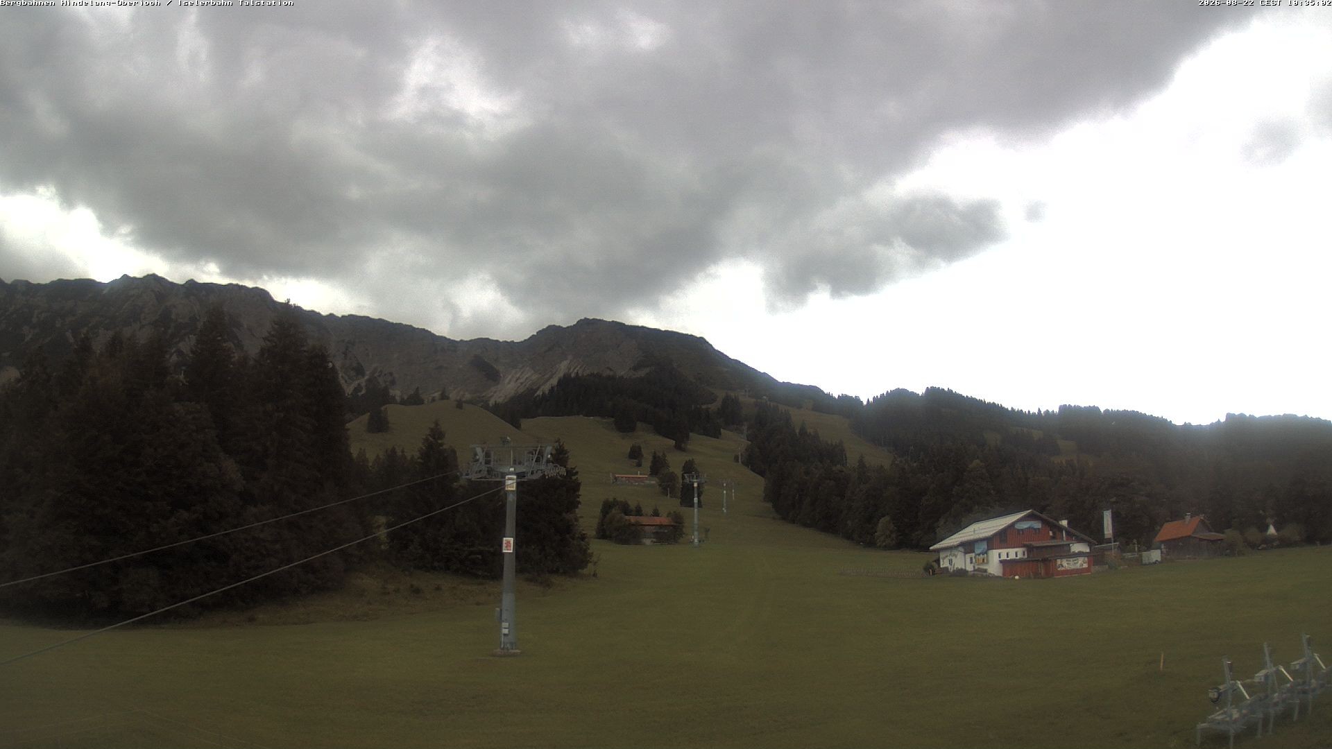 Archiv Foto Webcam Oberjoch - Blick zum Iseler