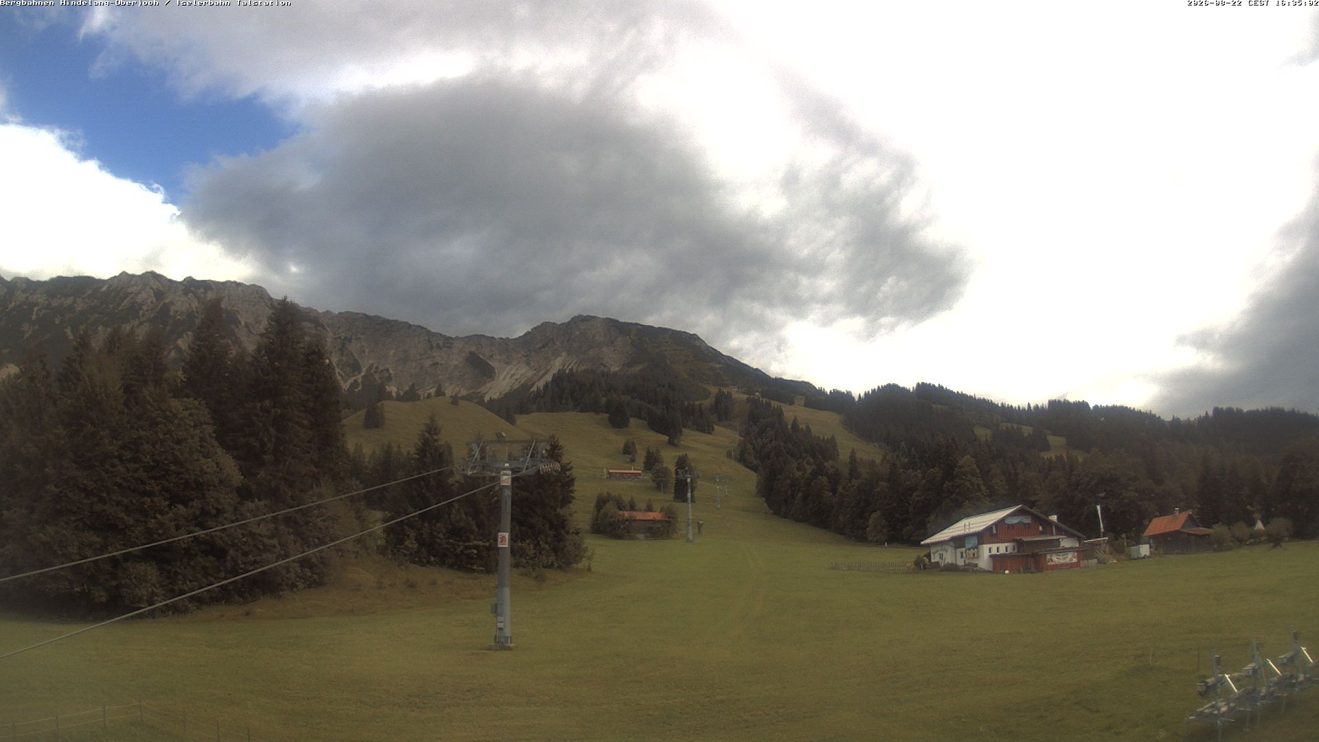 Archiv Foto Webcam Oberjoch - Blick zum Iseler