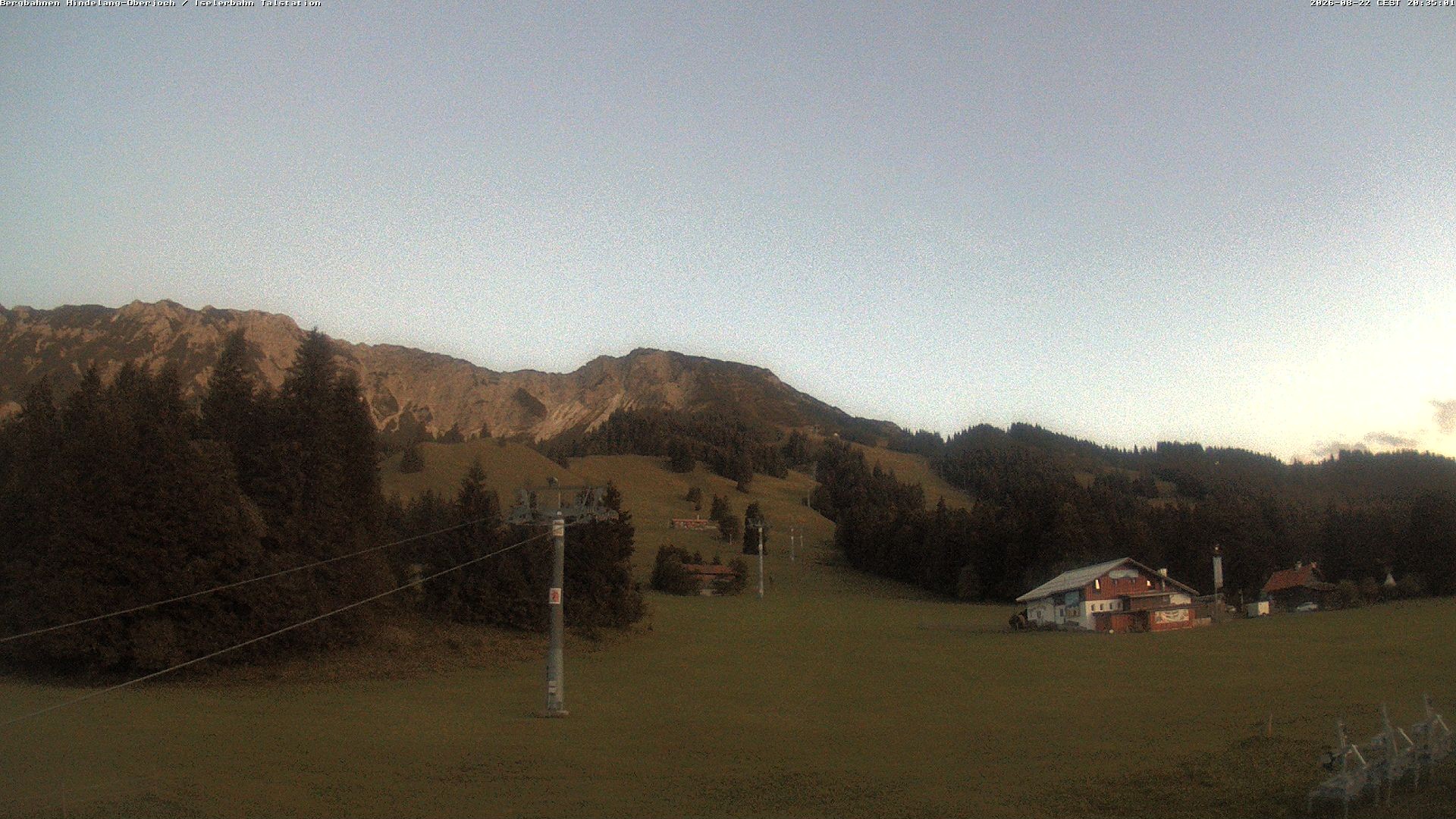Archiv Foto Webcam Oberjoch - Blick zum Iseler