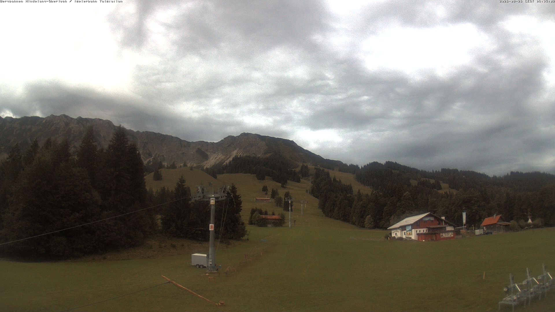 Archiv Foto Webcam Oberjoch - Blick zum Iseler