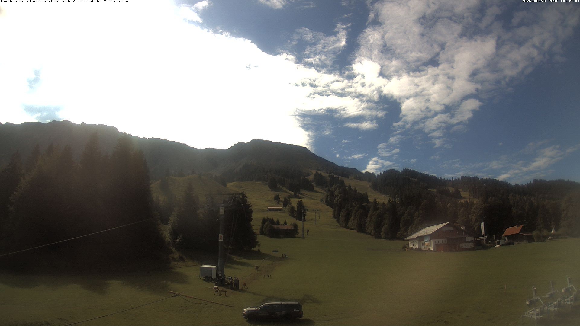 Archiv Foto Webcam Oberjoch - Blick zum Iseler