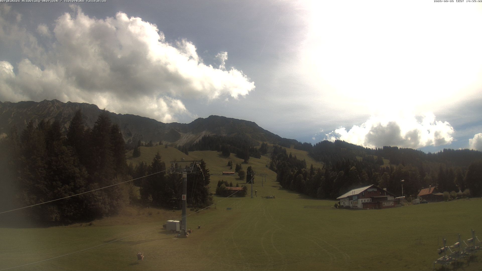 Archiv Foto Webcam Oberjoch - Blick zum Iseler
