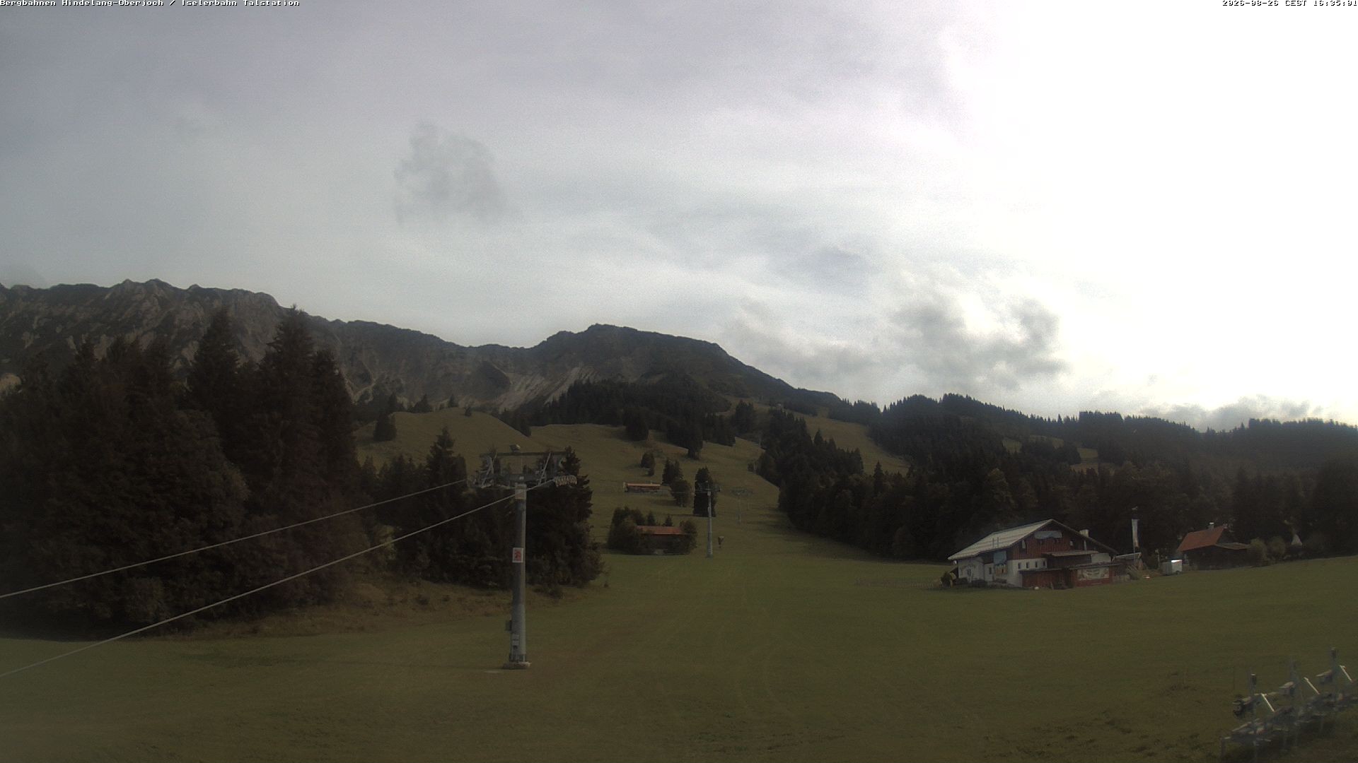 Archiv Foto Webcam Oberjoch - Blick zum Iseler