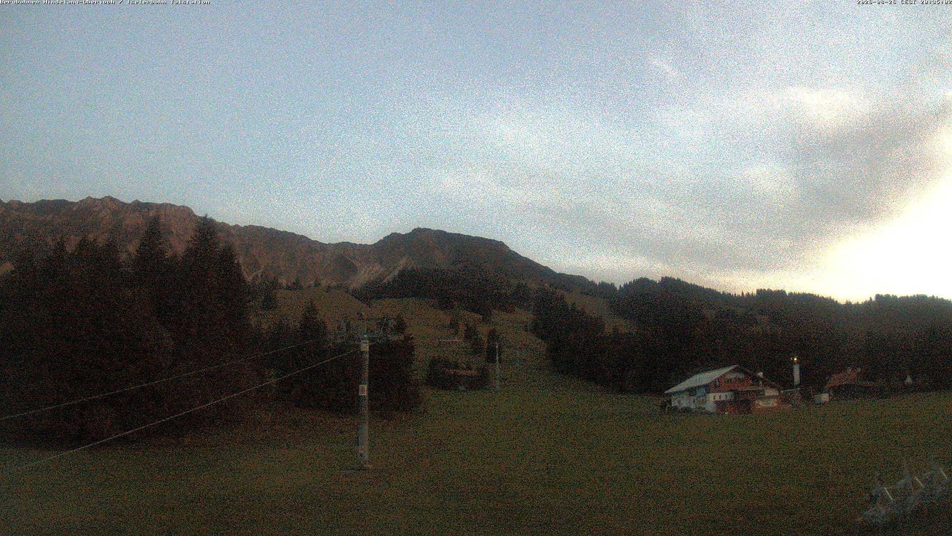 Archiv Foto Webcam Oberjoch - Blick zum Iseler