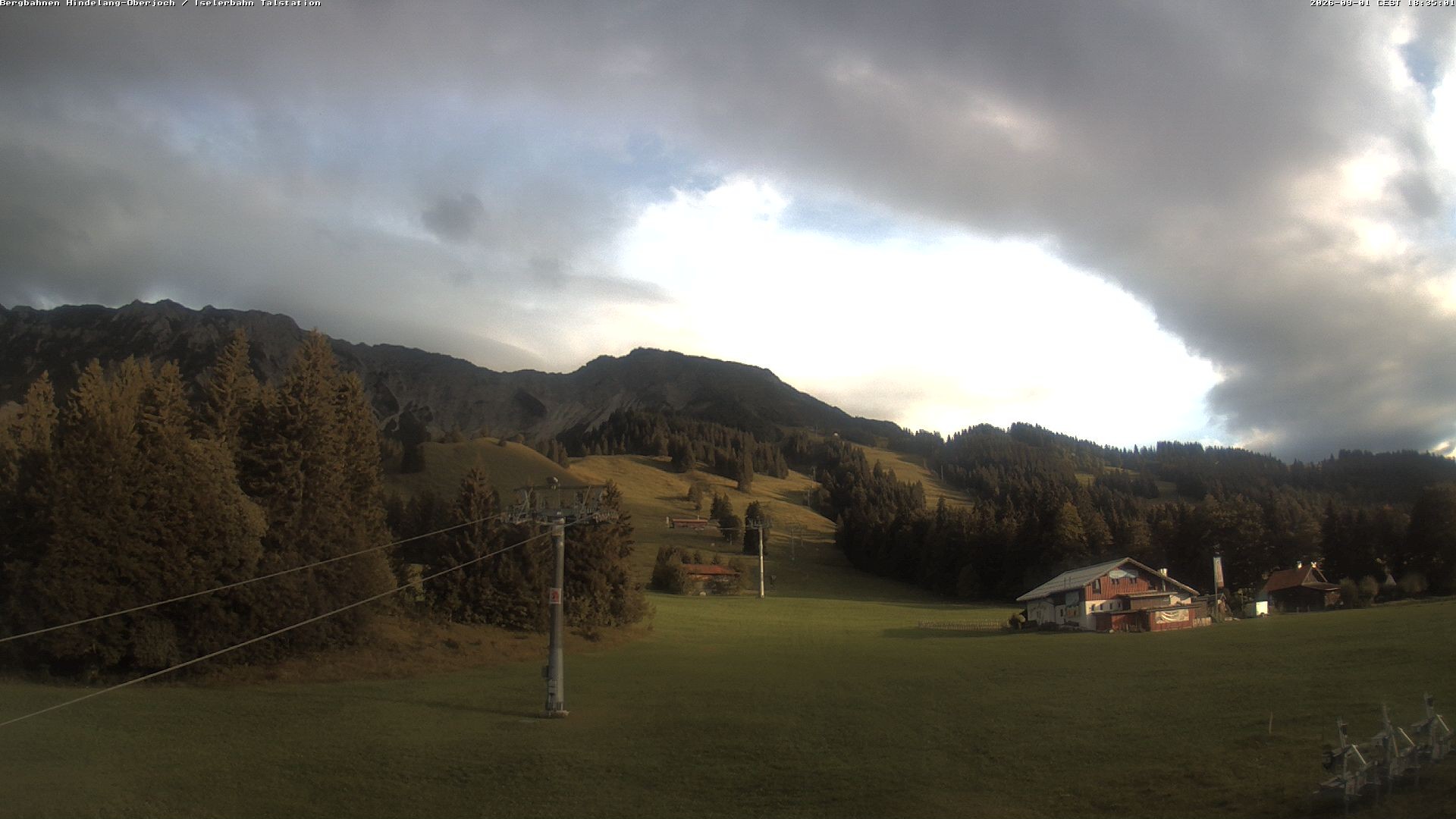 Archived image Webcam Oberjoch - Mt. Iseler