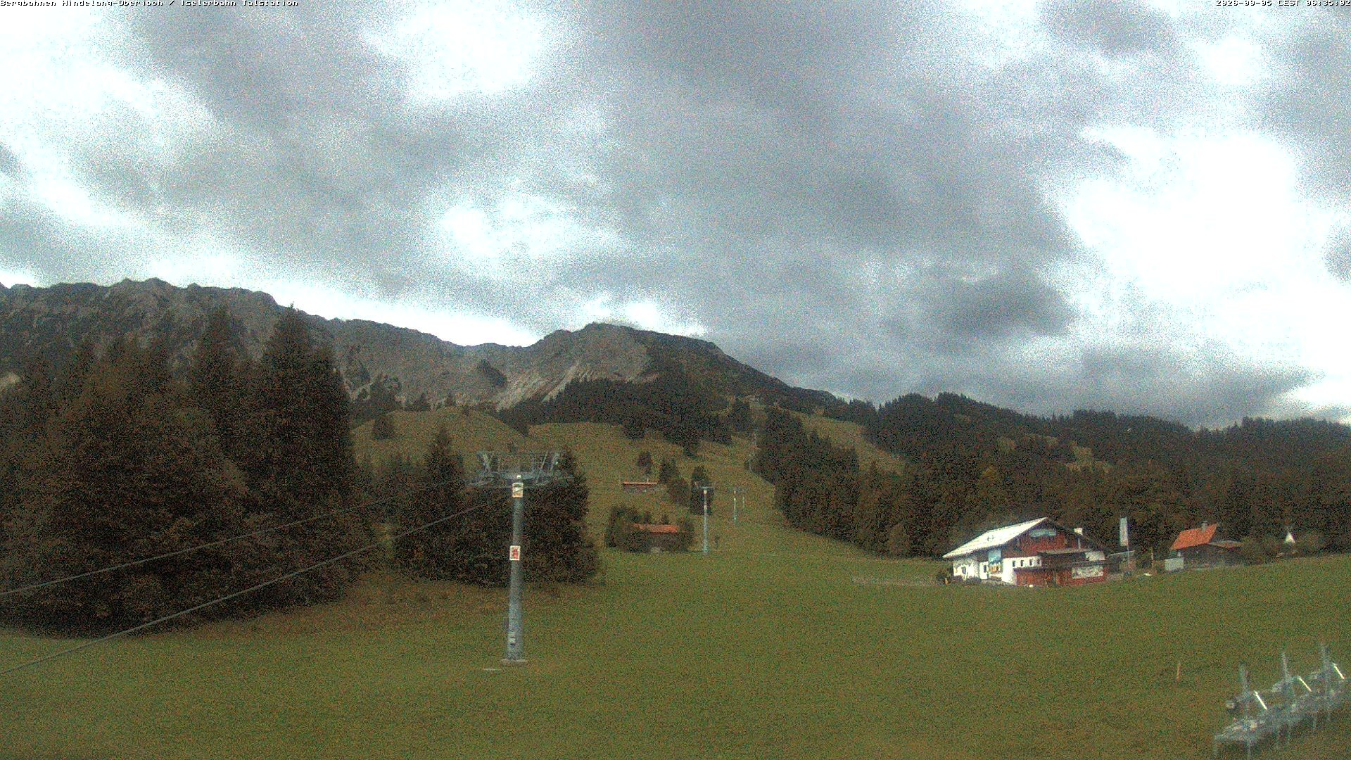 Archiv Foto Webcam Oberjoch - Blick zum Iseler
