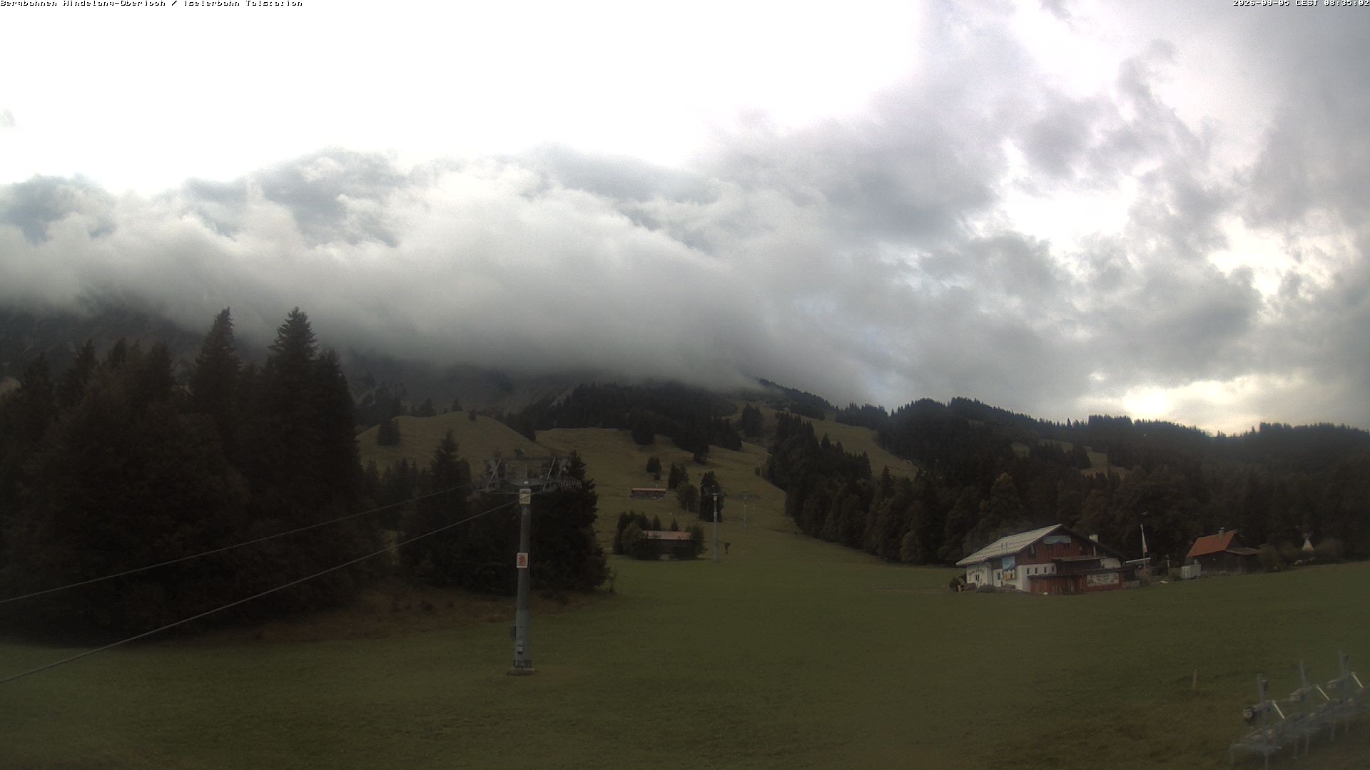 Archiv Foto Webcam Oberjoch - Blick zum Iseler