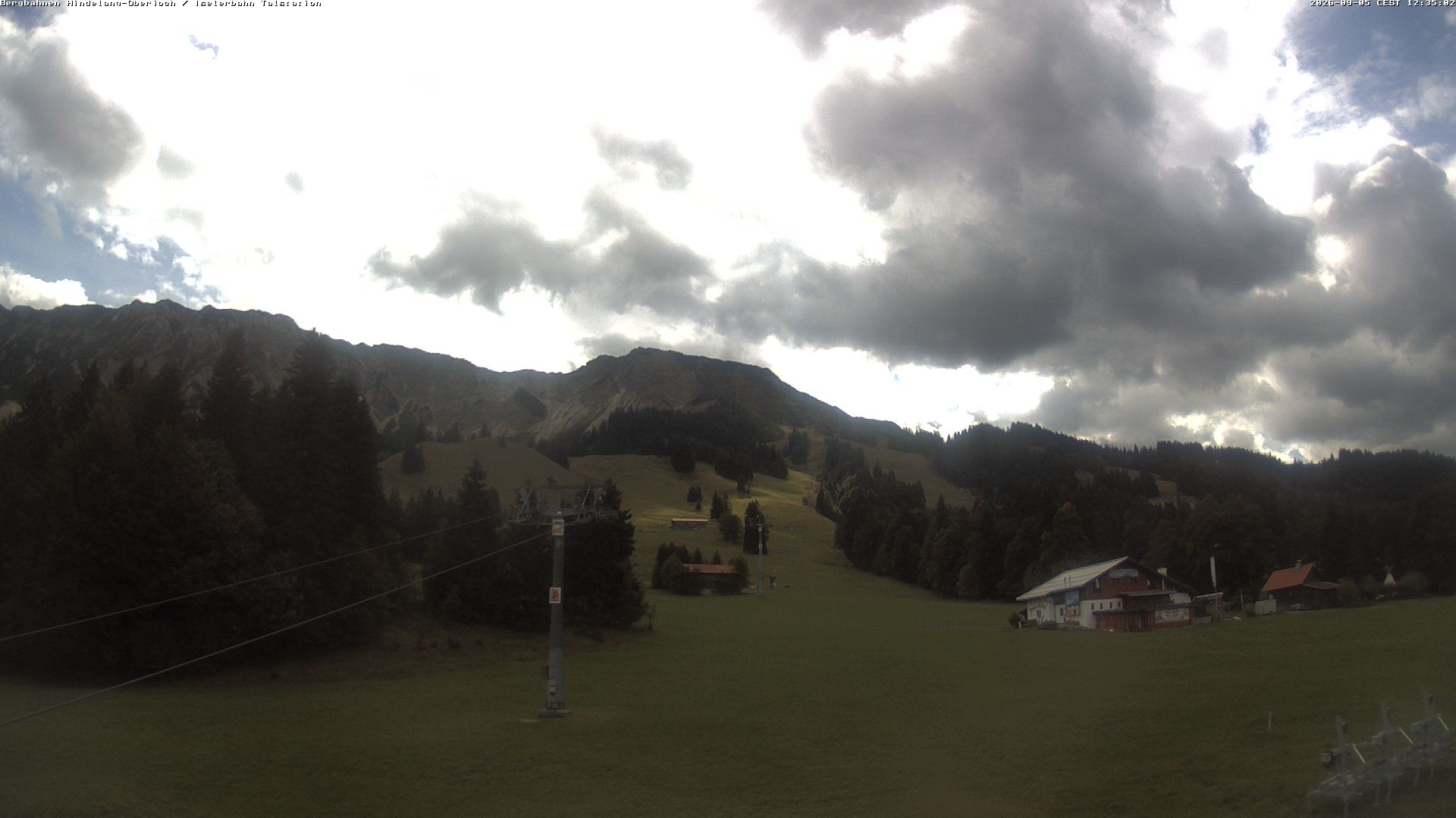 Archiv Foto Webcam Oberjoch - Blick zum Iseler