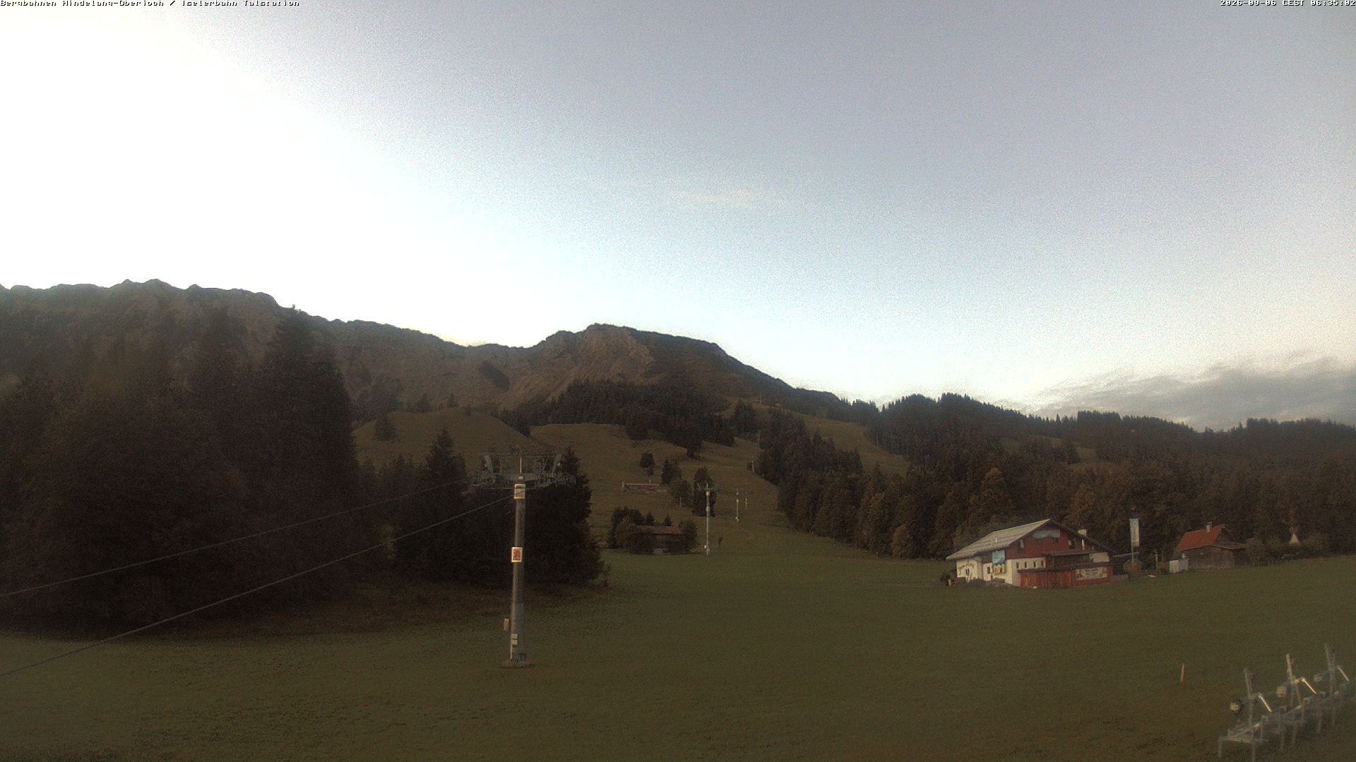 Archiv Foto Webcam Oberjoch - Blick zum Iseler