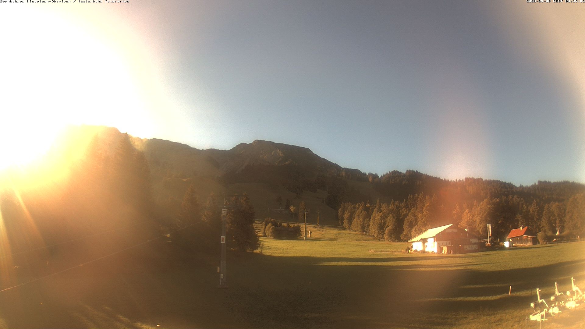 Archiv Foto Webcam Oberjoch - Blick zum Iseler