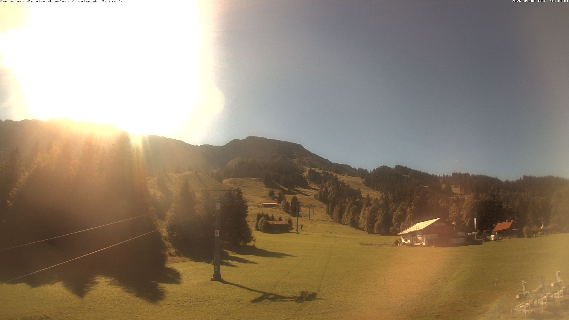 Archiv Foto Webcam Oberjoch - Blick zum Iseler