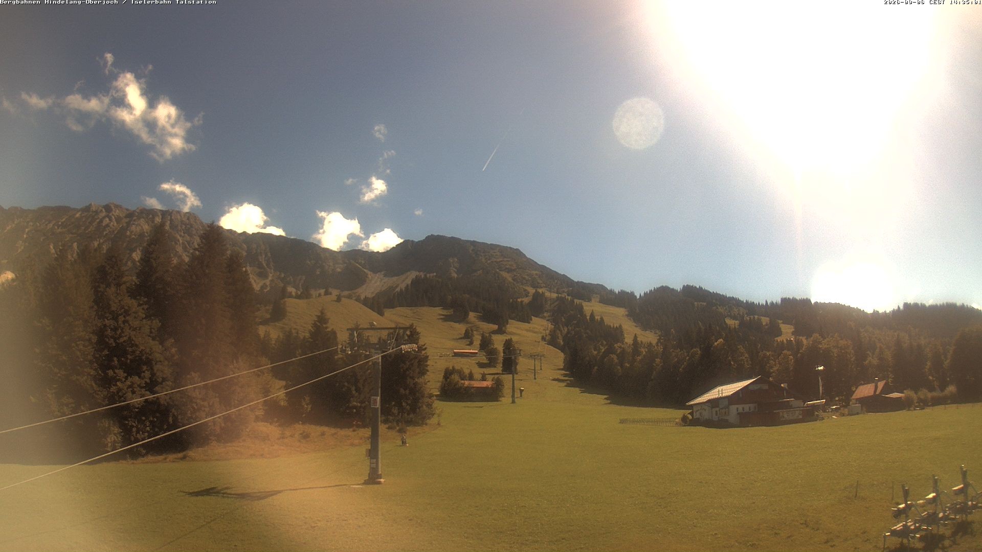 Archiv Foto Webcam Oberjoch - Blick zum Iseler