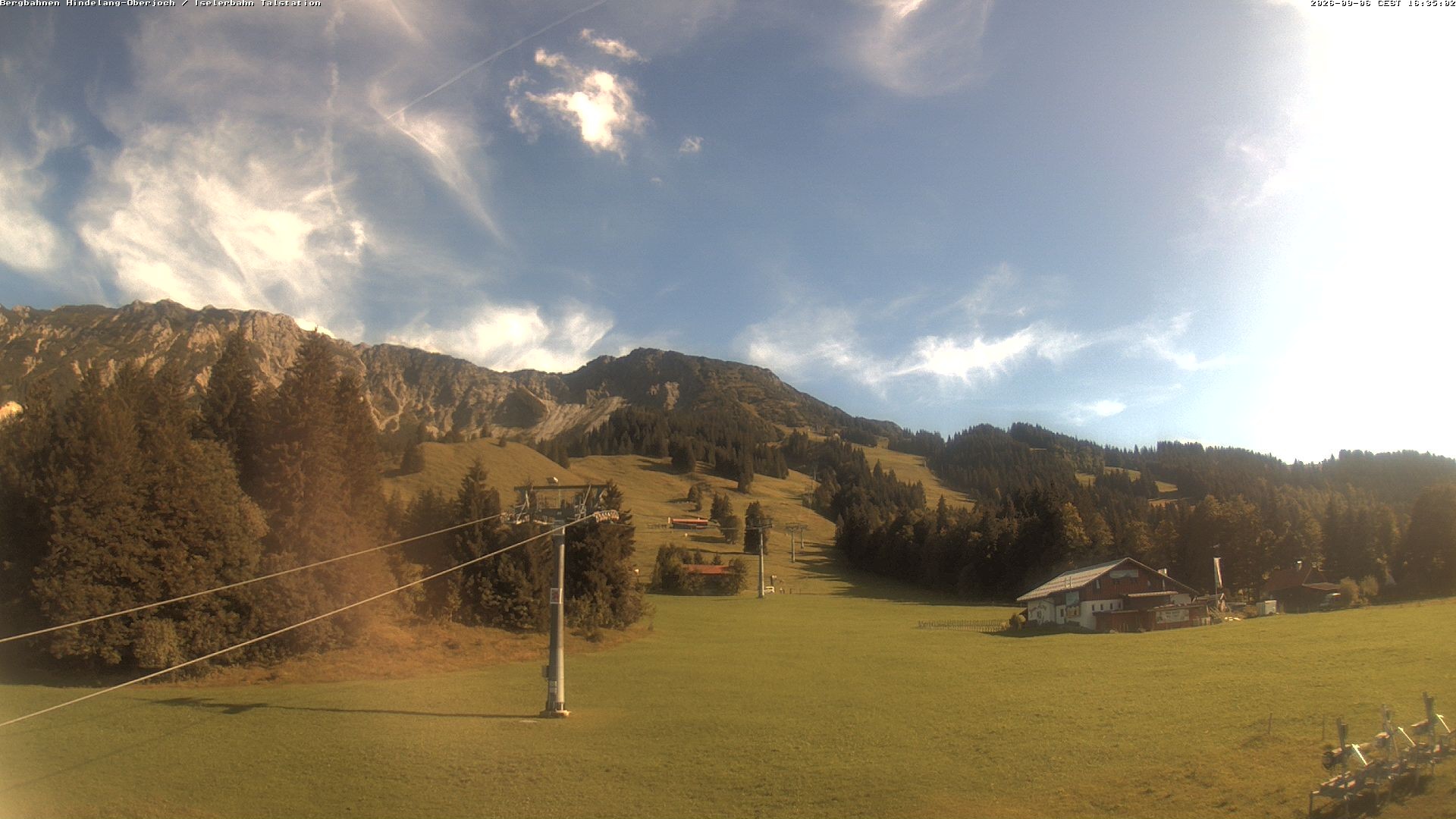 Archiv Foto Webcam Oberjoch - Blick zum Iseler