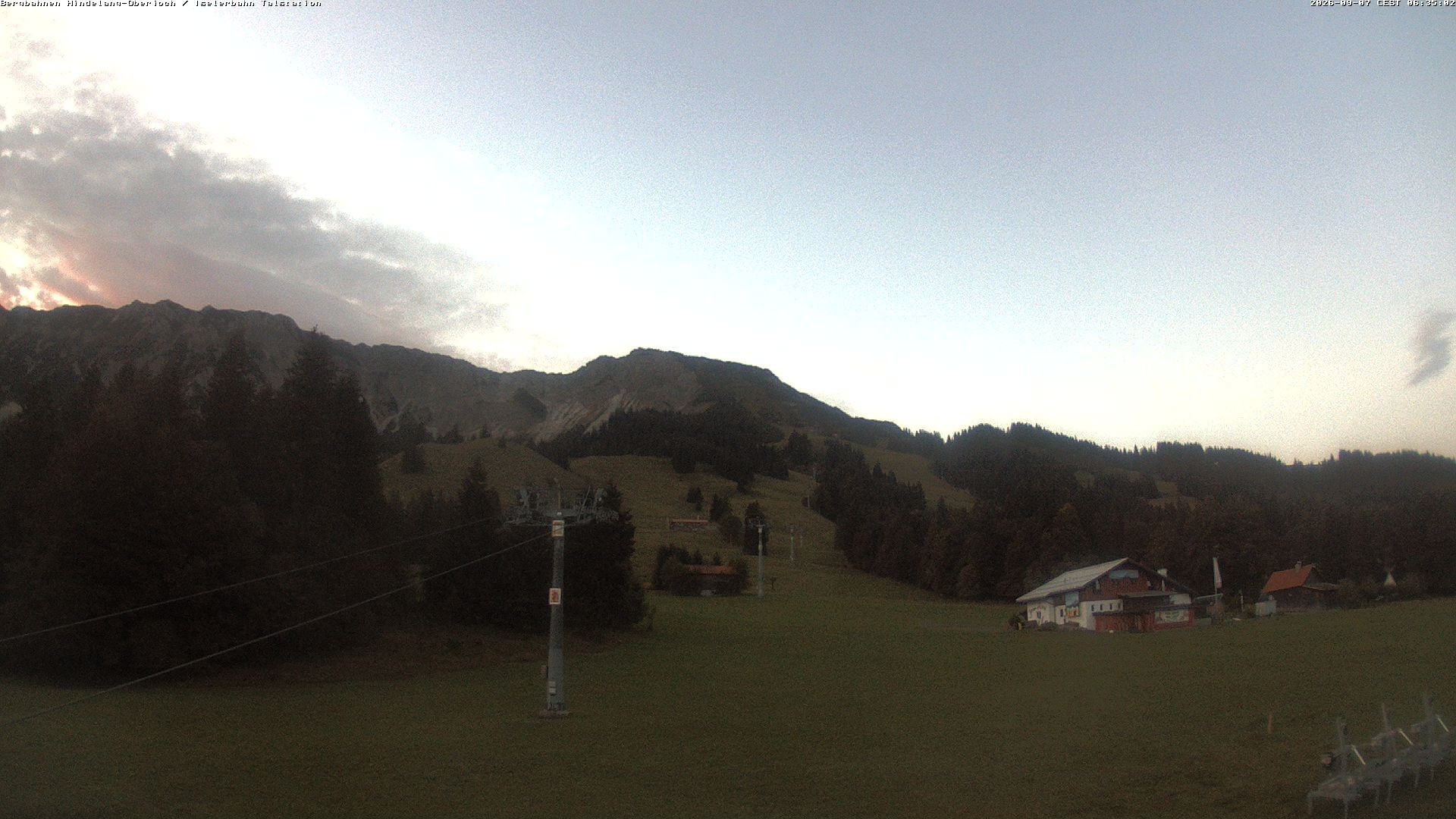Archiv Foto Webcam Oberjoch - Blick zum Iseler