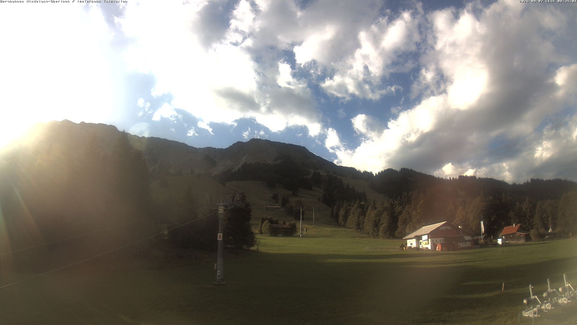 Archiv Foto Webcam Oberjoch - Blick zum Iseler