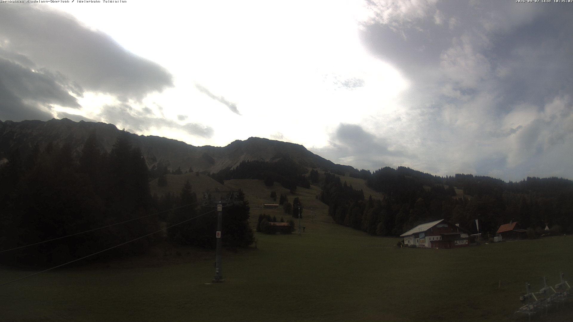 Archiv Foto Webcam Oberjoch - Blick zum Iseler