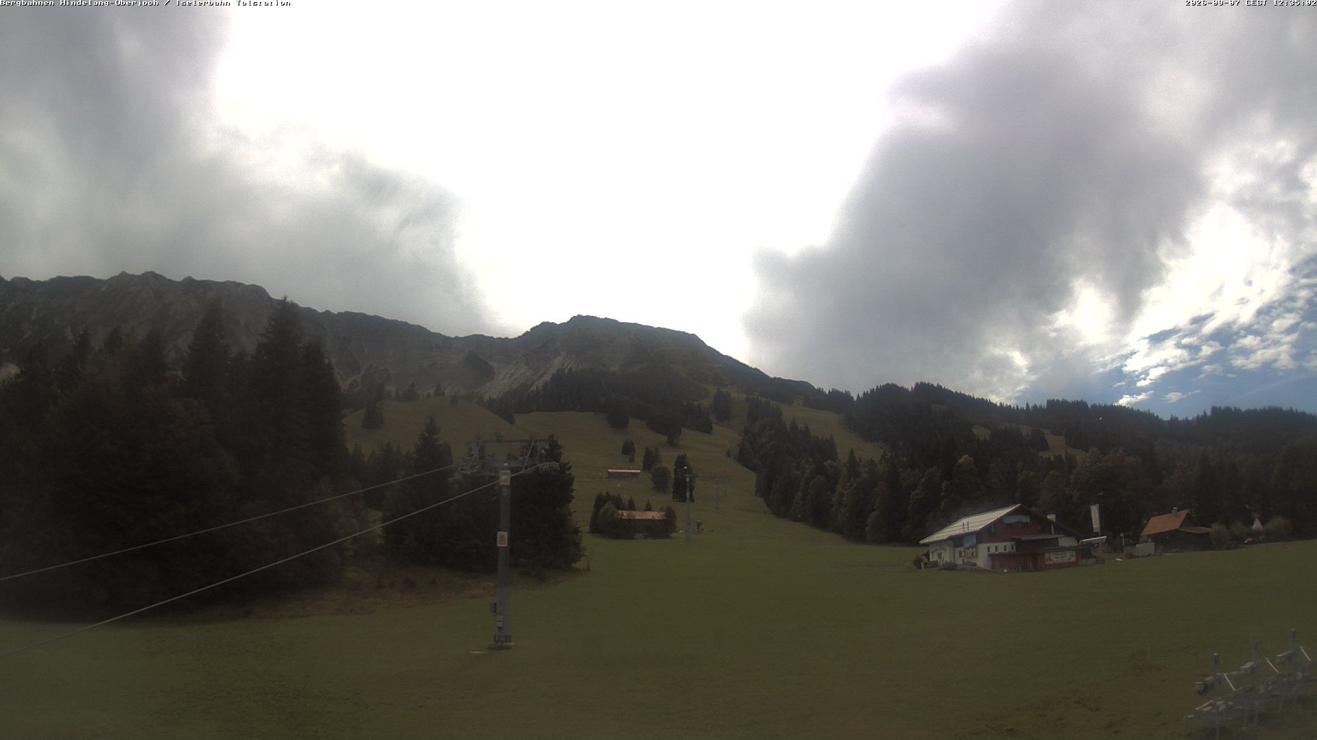 Archiv Foto Webcam Oberjoch - Blick zum Iseler