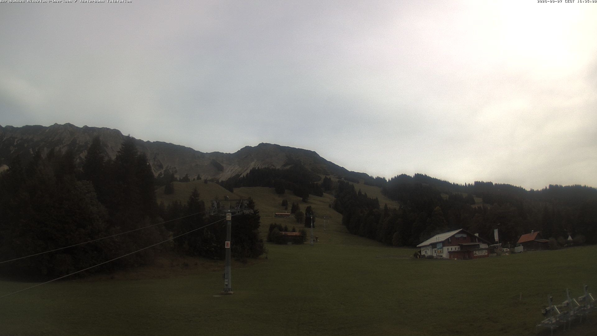 Archiv Foto Webcam Oberjoch - Blick zum Iseler