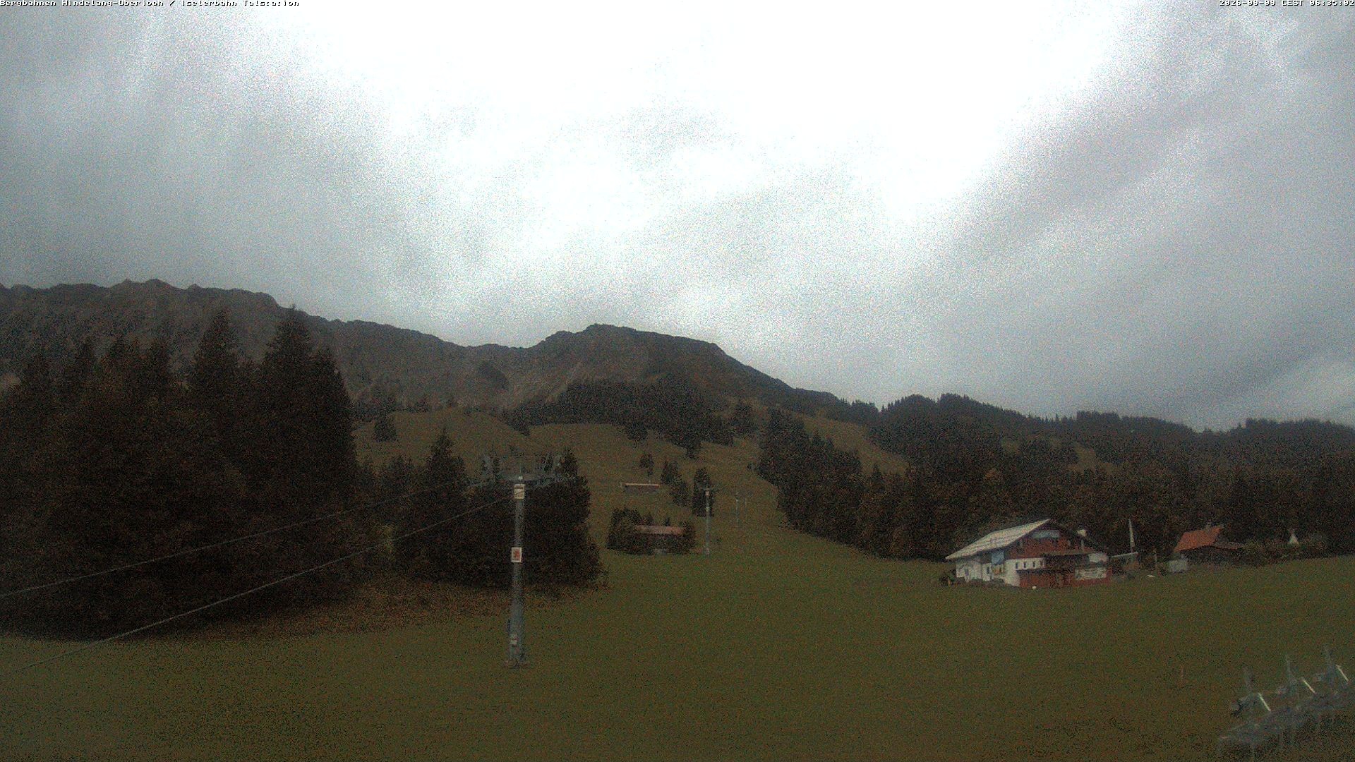 Archiv Foto Webcam Oberjoch - Blick zum Iseler