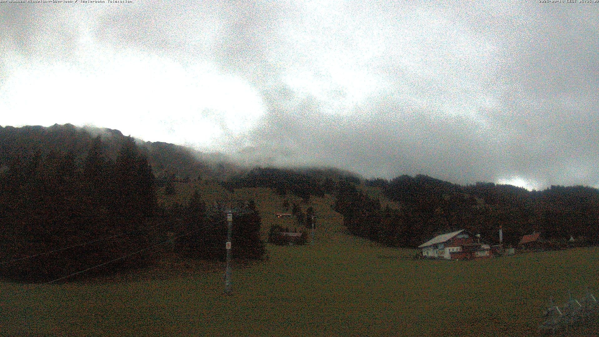 Archiv Foto Webcam Oberjoch - Blick zum Iseler
