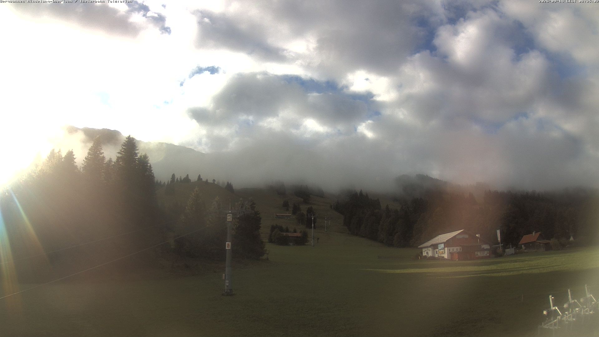 Archiv Foto Webcam Oberjoch - Blick zum Iseler
