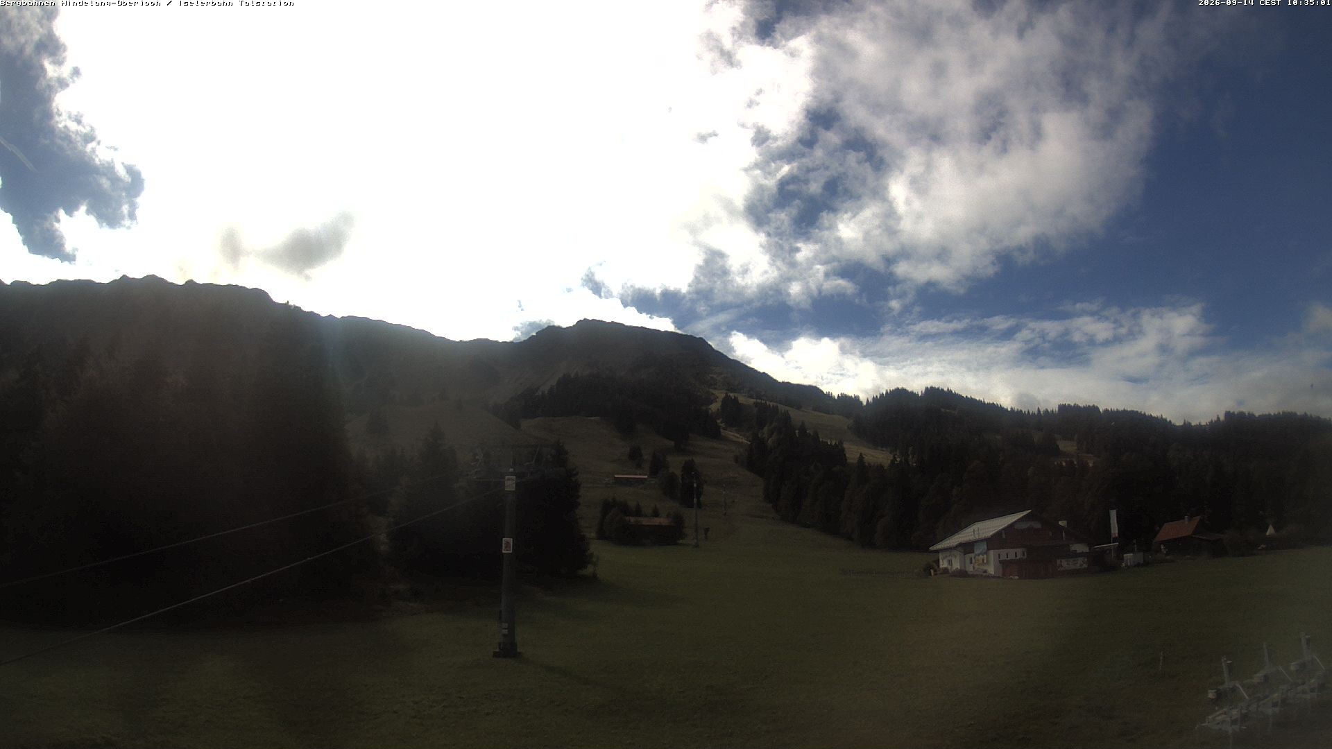 Archiv Foto Webcam Oberjoch - Blick zum Iseler