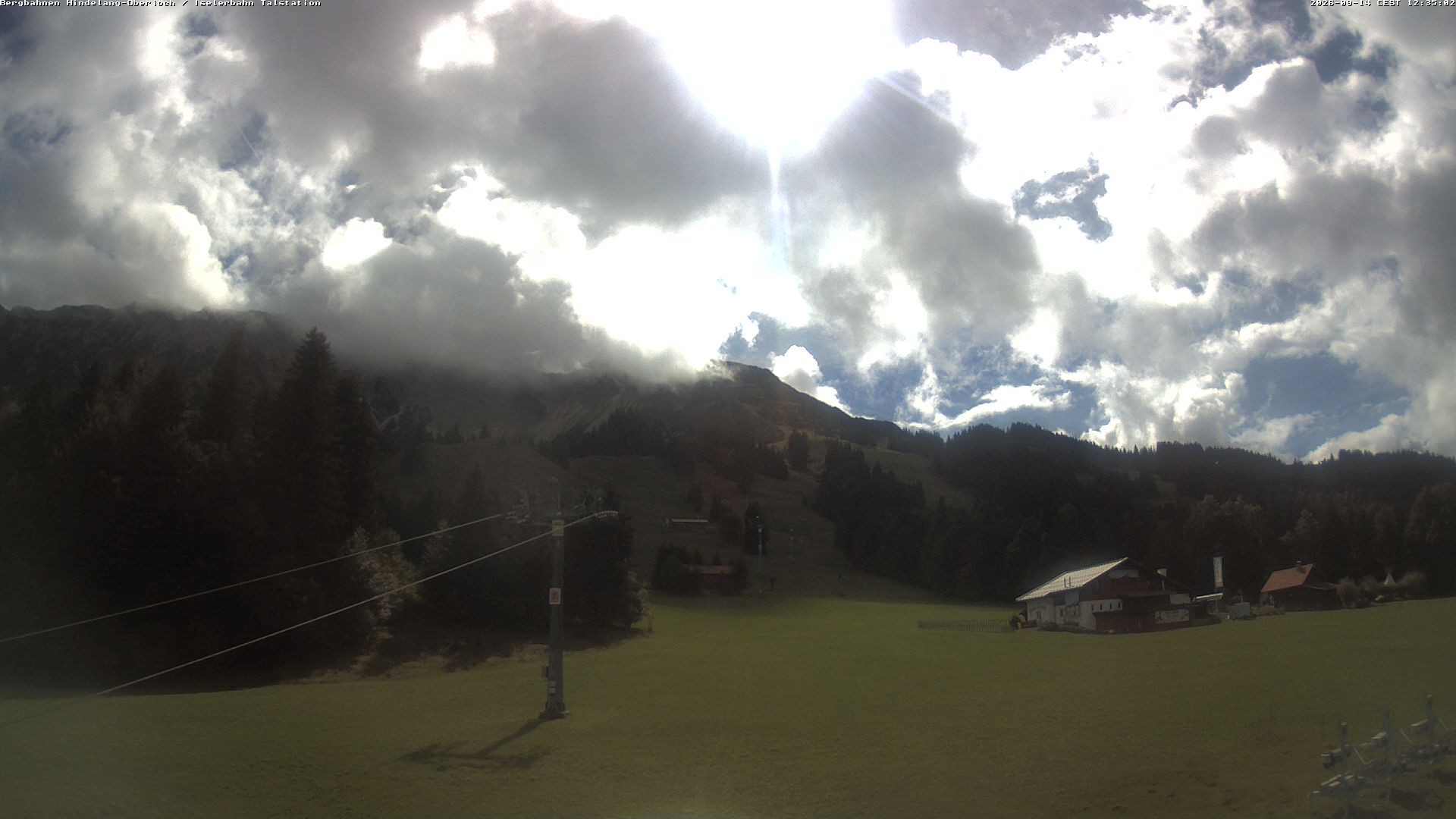 Archiv Foto Webcam Oberjoch - Blick zum Iseler