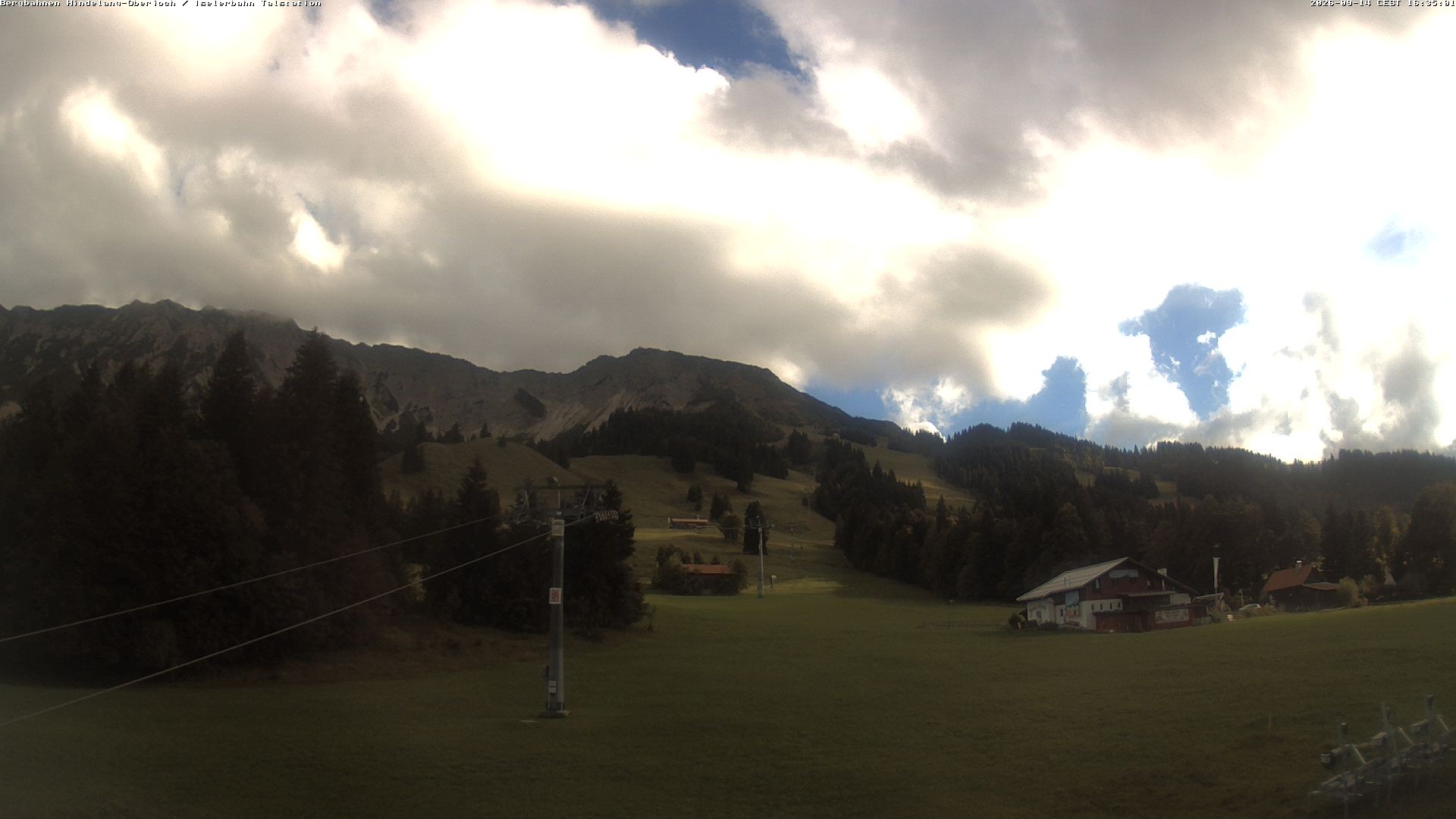 Archiv Foto Webcam Oberjoch - Blick zum Iseler