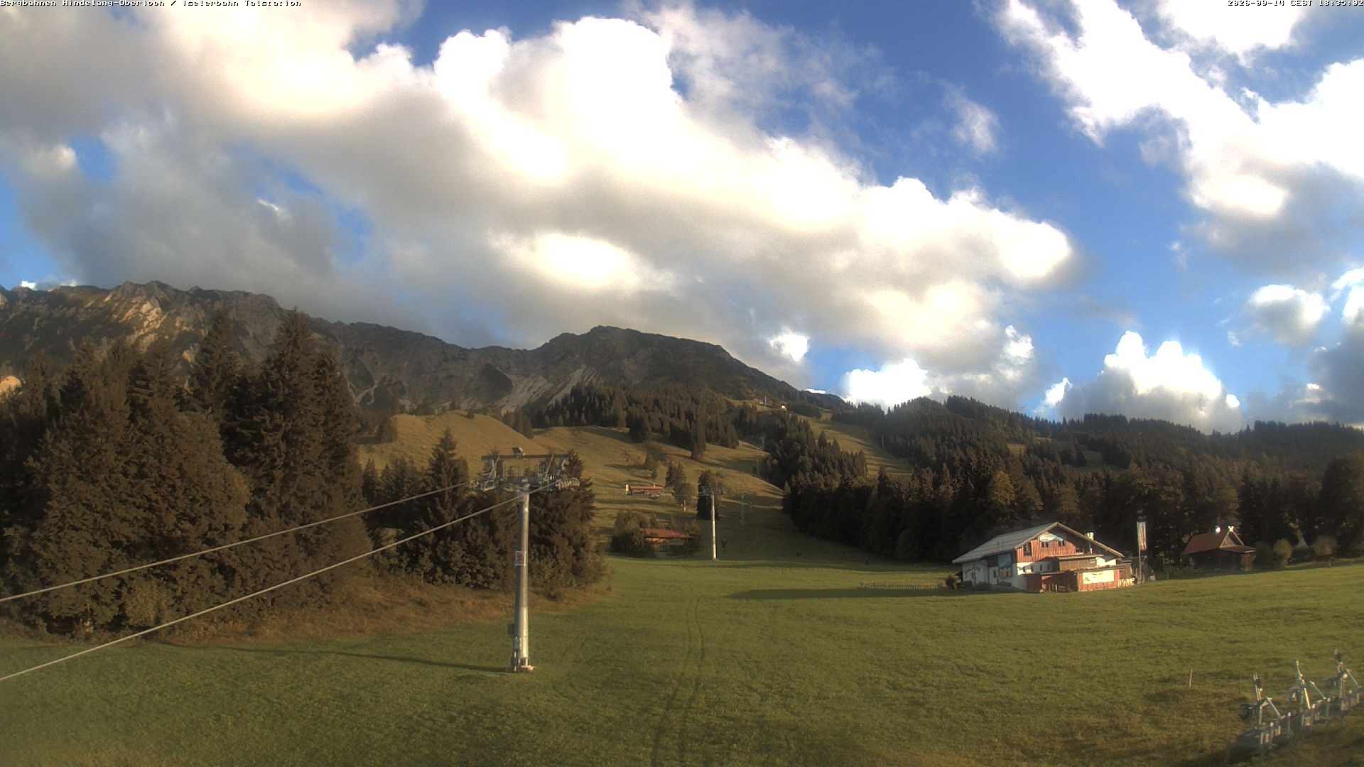 Archiv Foto Webcam Oberjoch - Blick zum Iseler