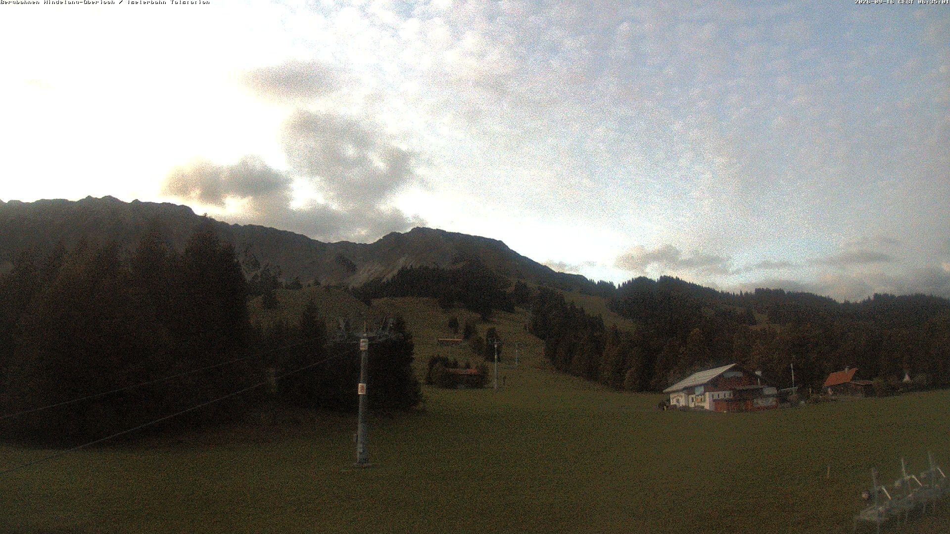 Archiv Foto Webcam Oberjoch - Blick zum Iseler