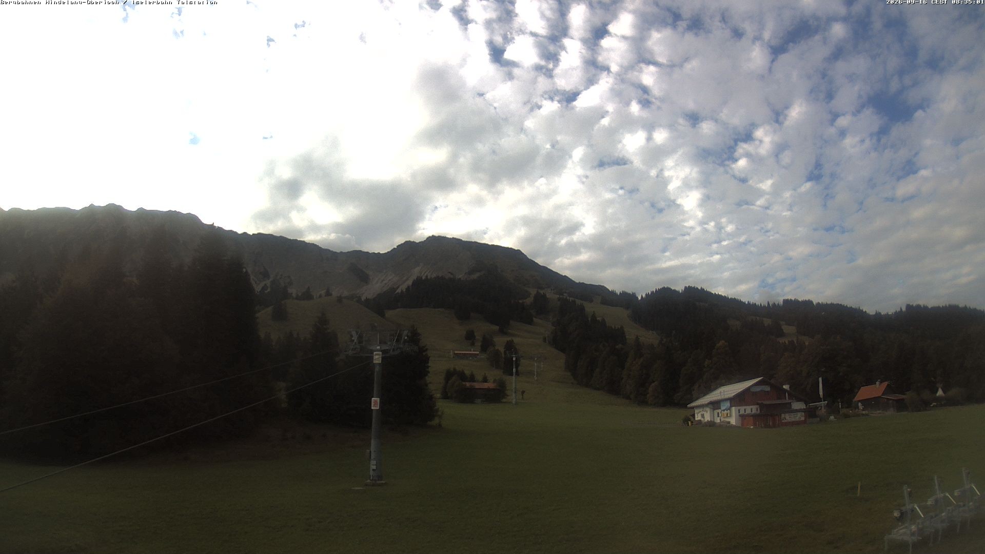 Archiv Foto Webcam Oberjoch - Blick zum Iseler